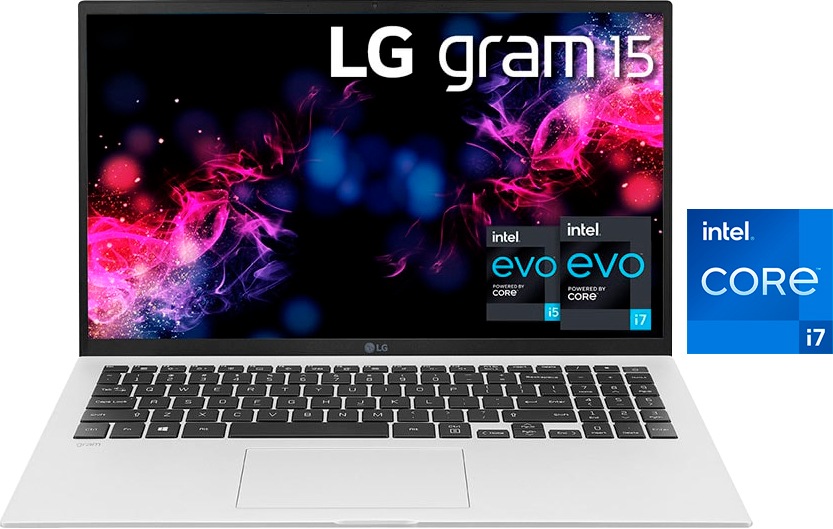 LG Notebook »15Z90P-G.AA89G«, (39,6 cm/15,6 Zoll), Intel, Core i7, Iris X Plus Graphics, 1000 GB SSD