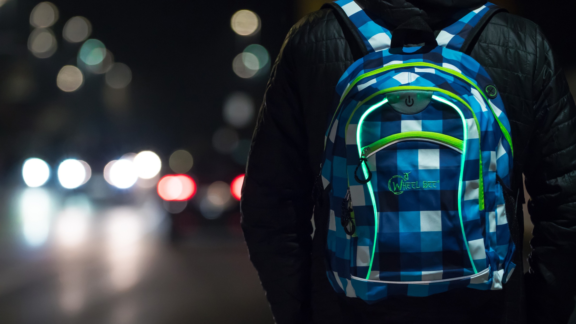 Wheel-Bee Schulrucksack »Wheel Bee Backpack Night Vision«