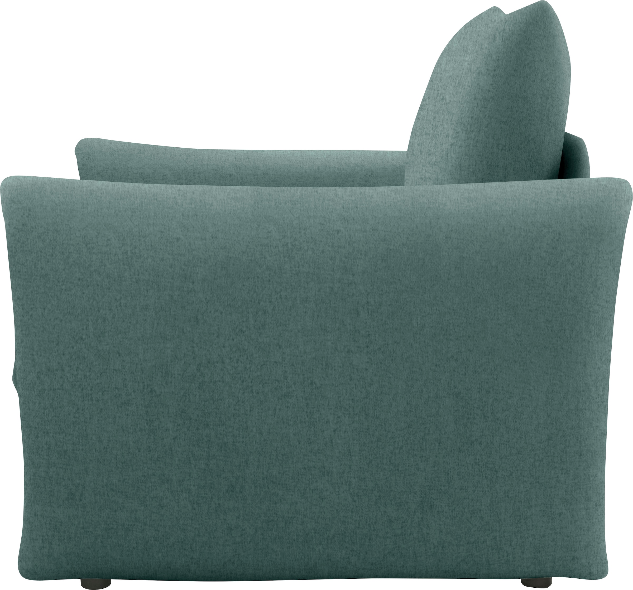DOMO collection Sessel »700023 wandelbar zum Loungesessel, Relaxliege und Gästebett«, Schlaffunktion, Federkern, stabile Liegefläche ca. 70 x 195 cm