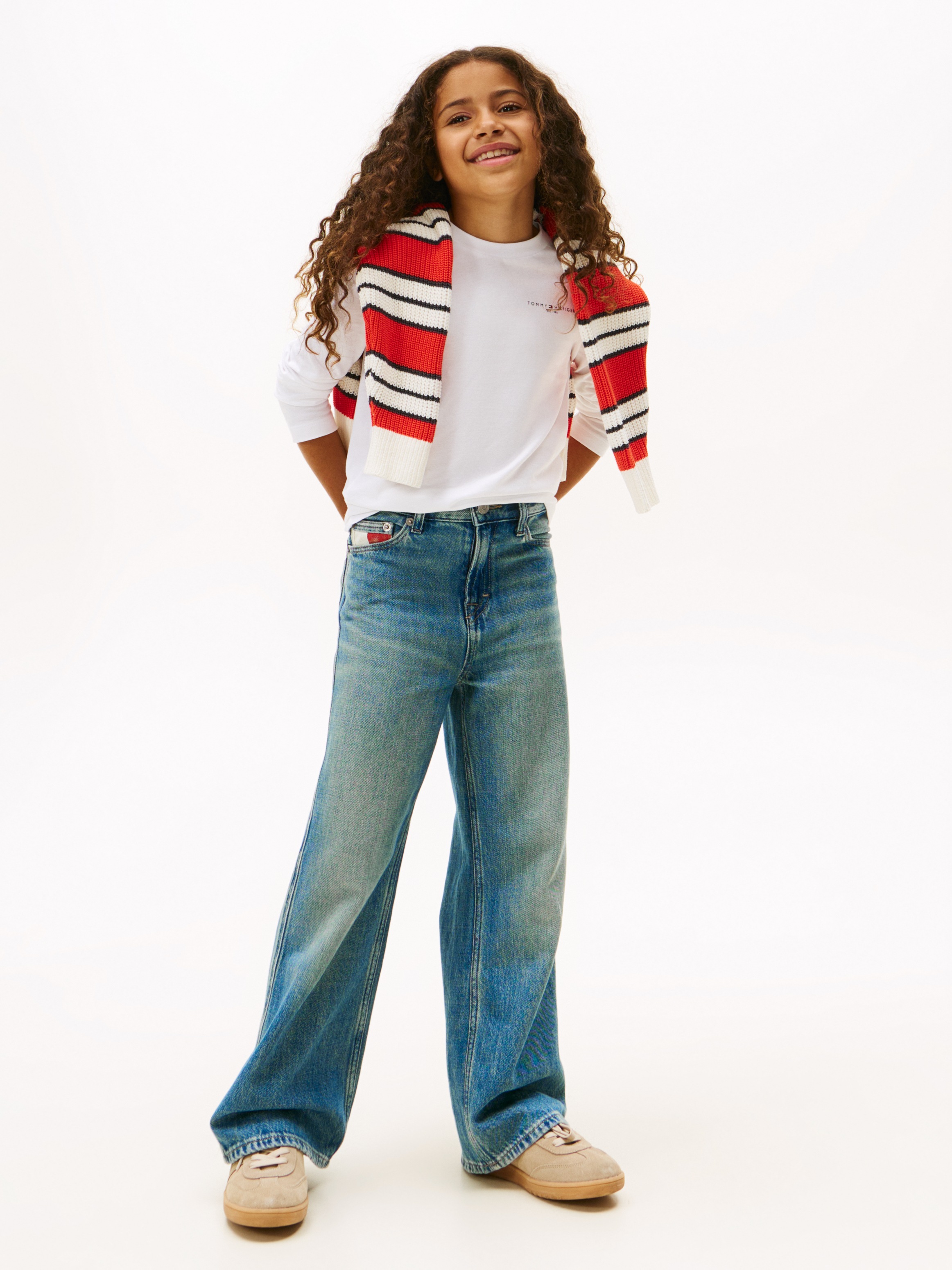Tommy Hilfiger Langarmshirt »MINI CORP T-SHIRT LS«, Kinder bis 16 Jahre