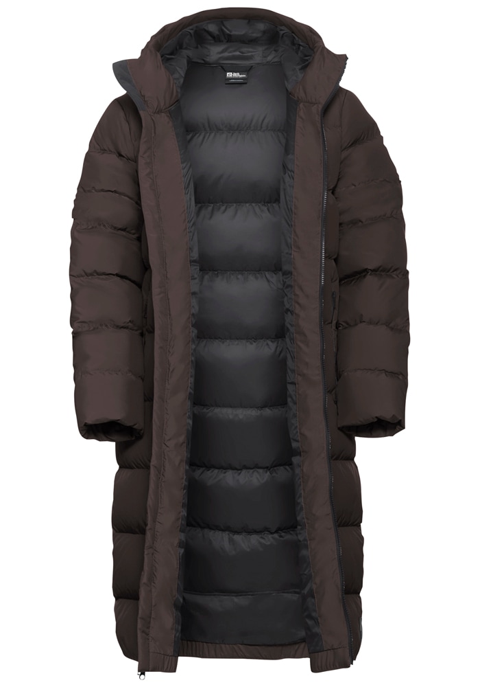 Jack Wolfskin Daunenmantel »FROZEN PALACE COAT W«, Wärmend, winddicht, Daunenjacke