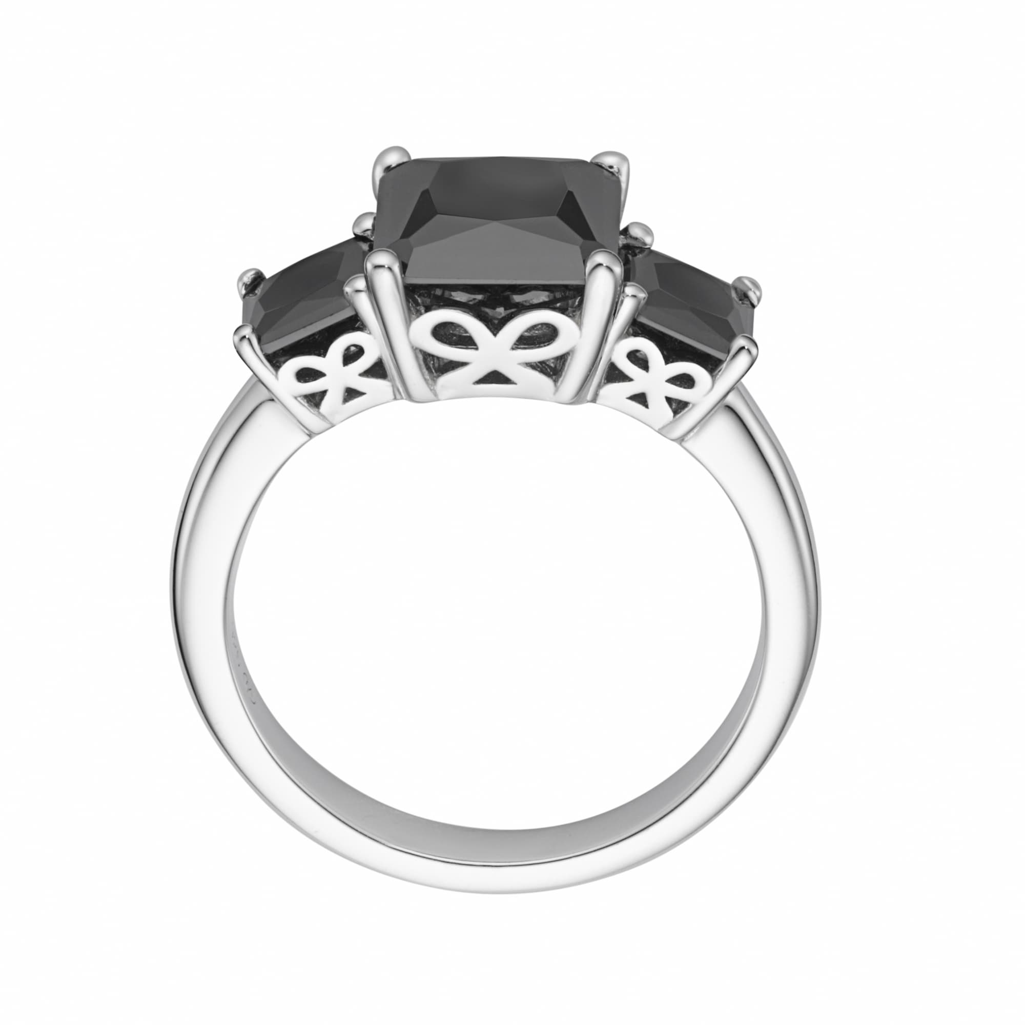 GIORGIO MARTELLO MILANO Silberring »Ring mit Zirkonia Steinen, Silber 925«