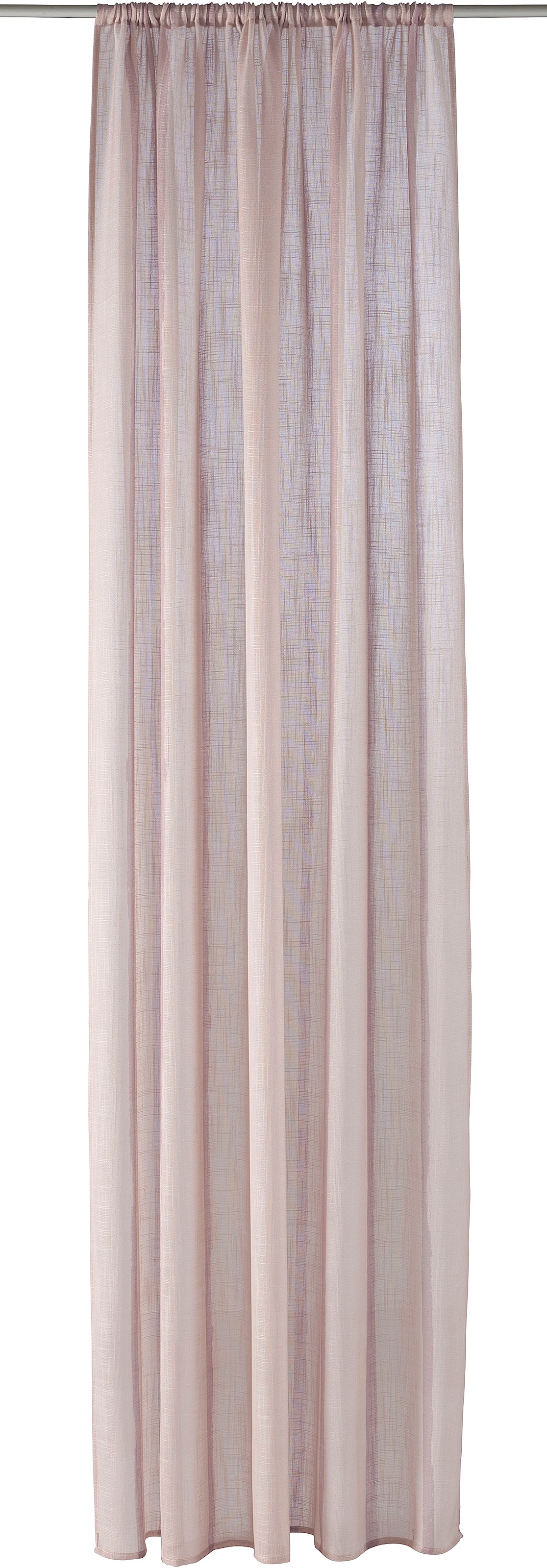 LeGer Home by Lena Gercke Gardine »Zayla« Stangendurchzug 1 Stk. tlg. Leinenoptik, Längsstreifen, Stangendurchzug, leichtes Material