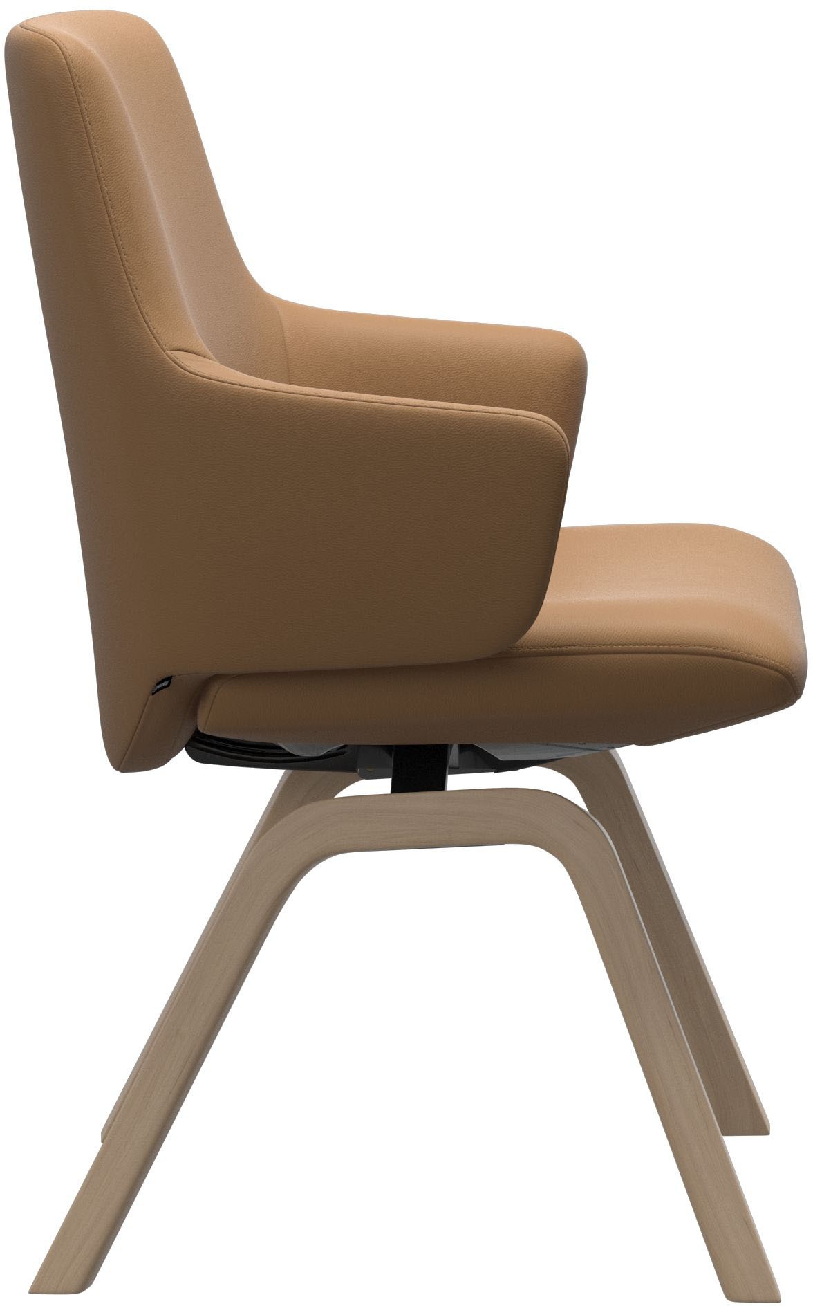 Stressless® Polsterstuhl »Laurel«, Leder PALOMA, Low Back mit Armlehne, Größe L, mit schräggestellten Beinen in Walnuss
