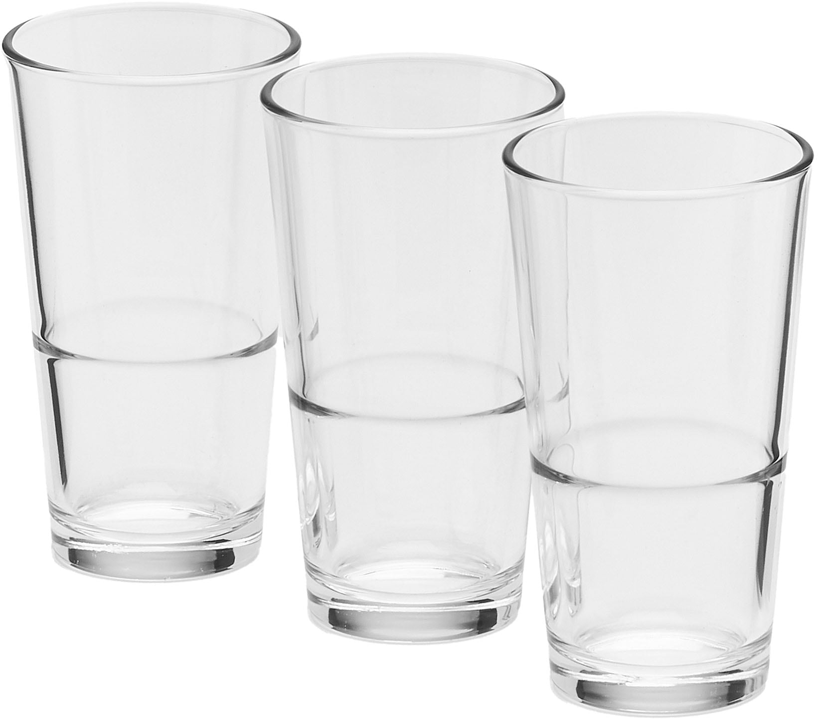 Bormioli Rocco Longdrinkglas »Longdrinkbecher 370 ml Sestriere, 12 Stück« stapelbar, spülmaschinengeeignet