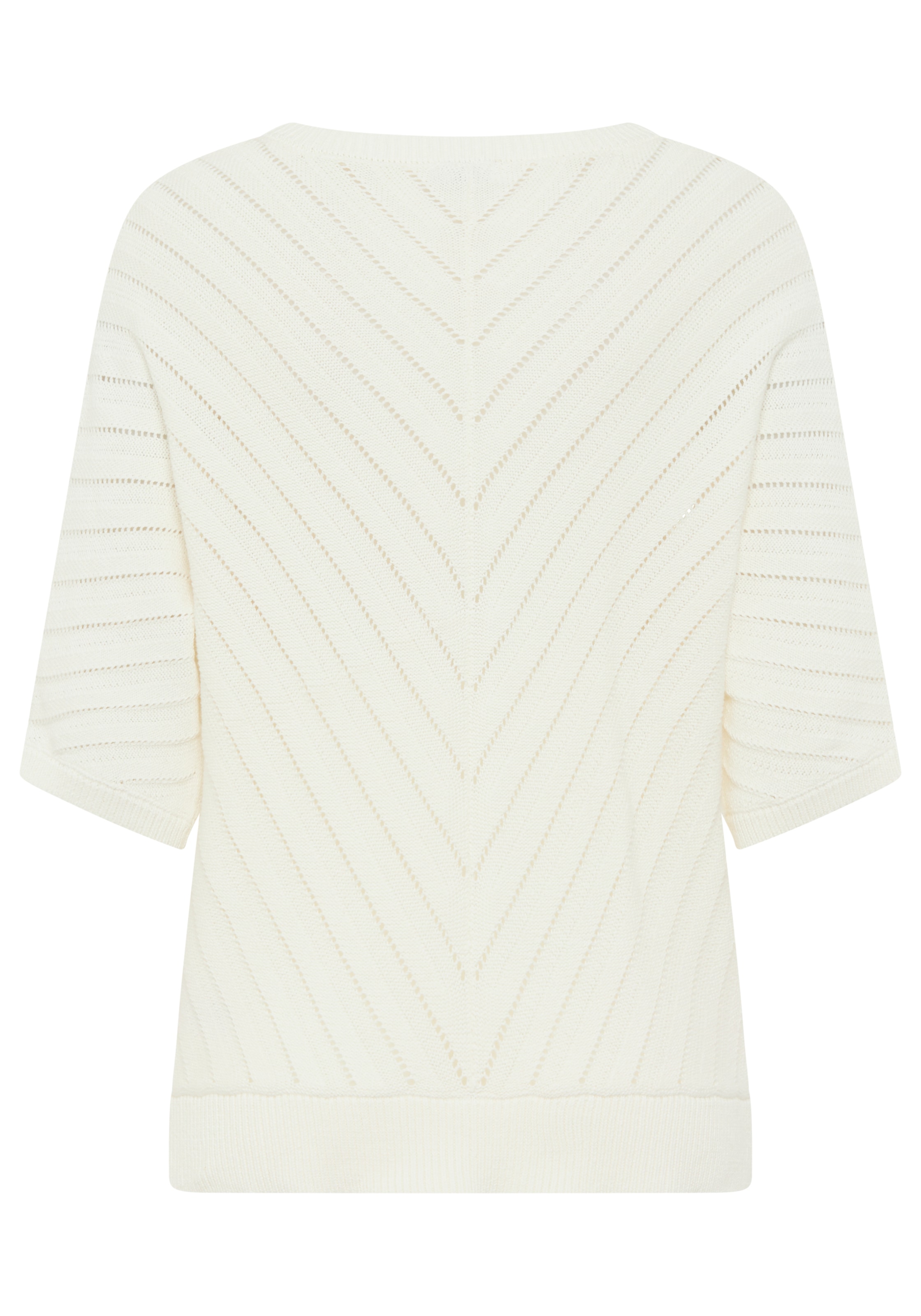 Bruno Banani Fledermauspullover in Ajour-Optik, ideal für den Frühling