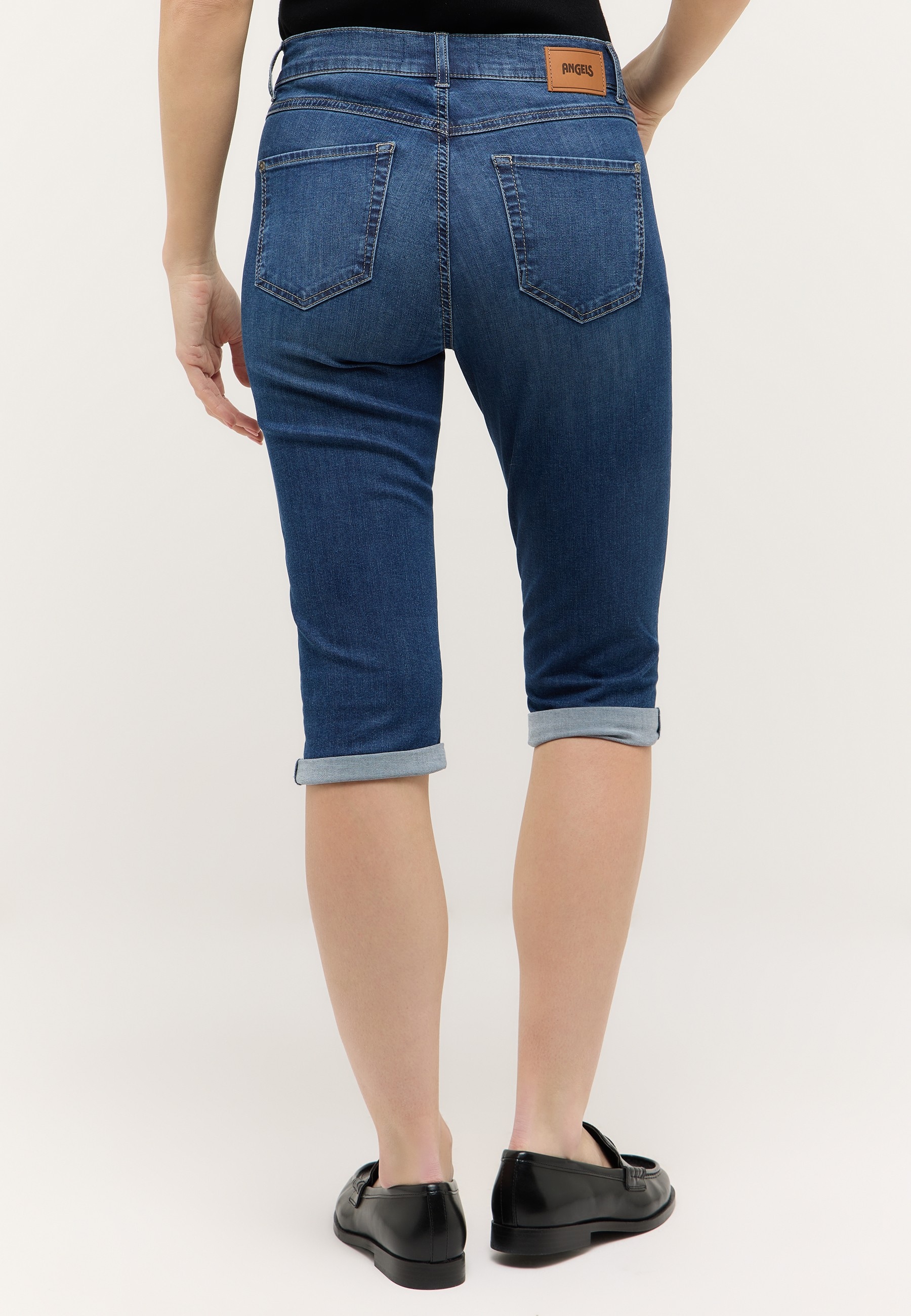 ANGELS Slim-fit-Jeans »CAPRI TURN UP« im Five-Pocket Style
