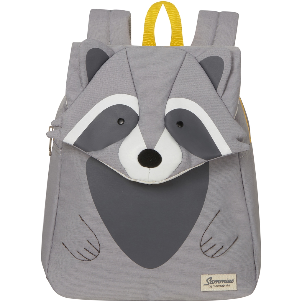 Samsonite Kinderrucksack »Happy Sammies ECO, Racoon Remy, S«, reflektierende Details