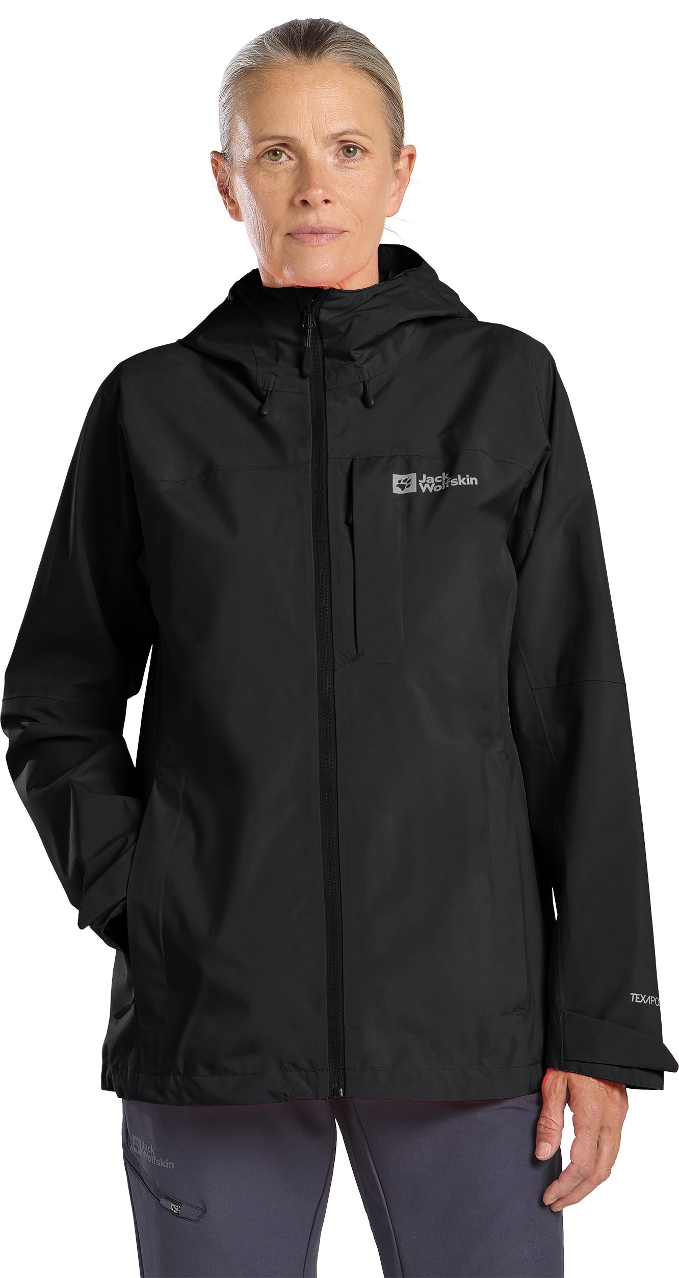 Jack Wolfskin Funktionsjacke »TEMPEST 2L JKT W«, mit Kapuze