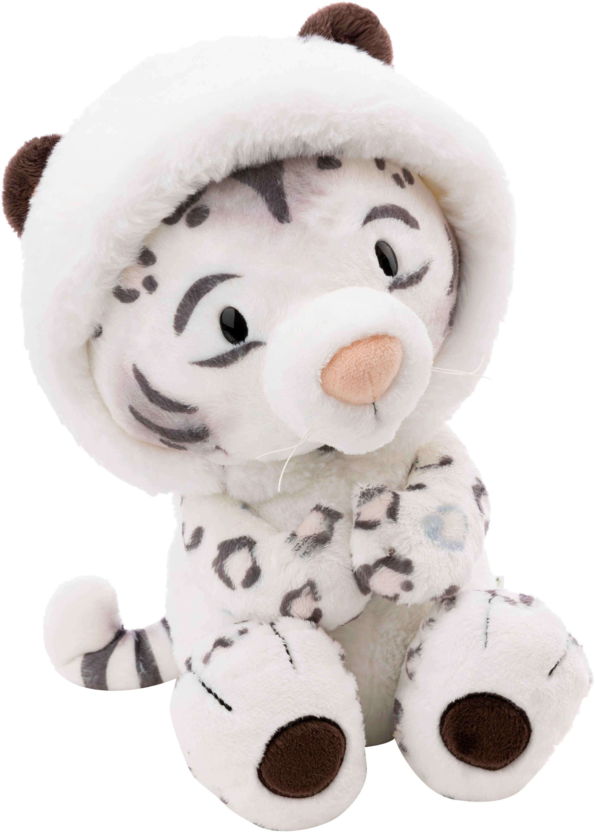 Nici Kuscheltier »Winter, Schneeleopard Eleni Snowbell, 35 cm schlenkernd«, schlenkernd; enthält recyceltes Material