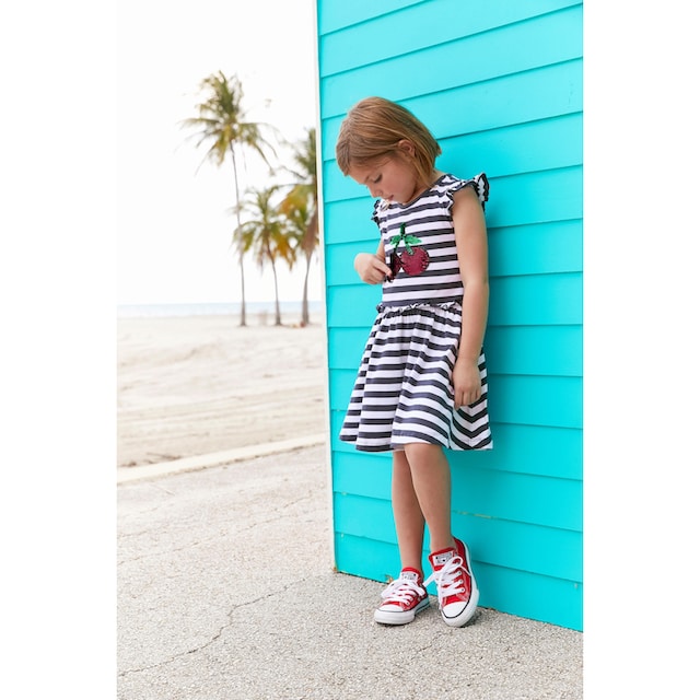 KIDSWORLD Jerseykleid »für kleine Mädchen«, mit Wendepailletten kaufen bei  OTTO