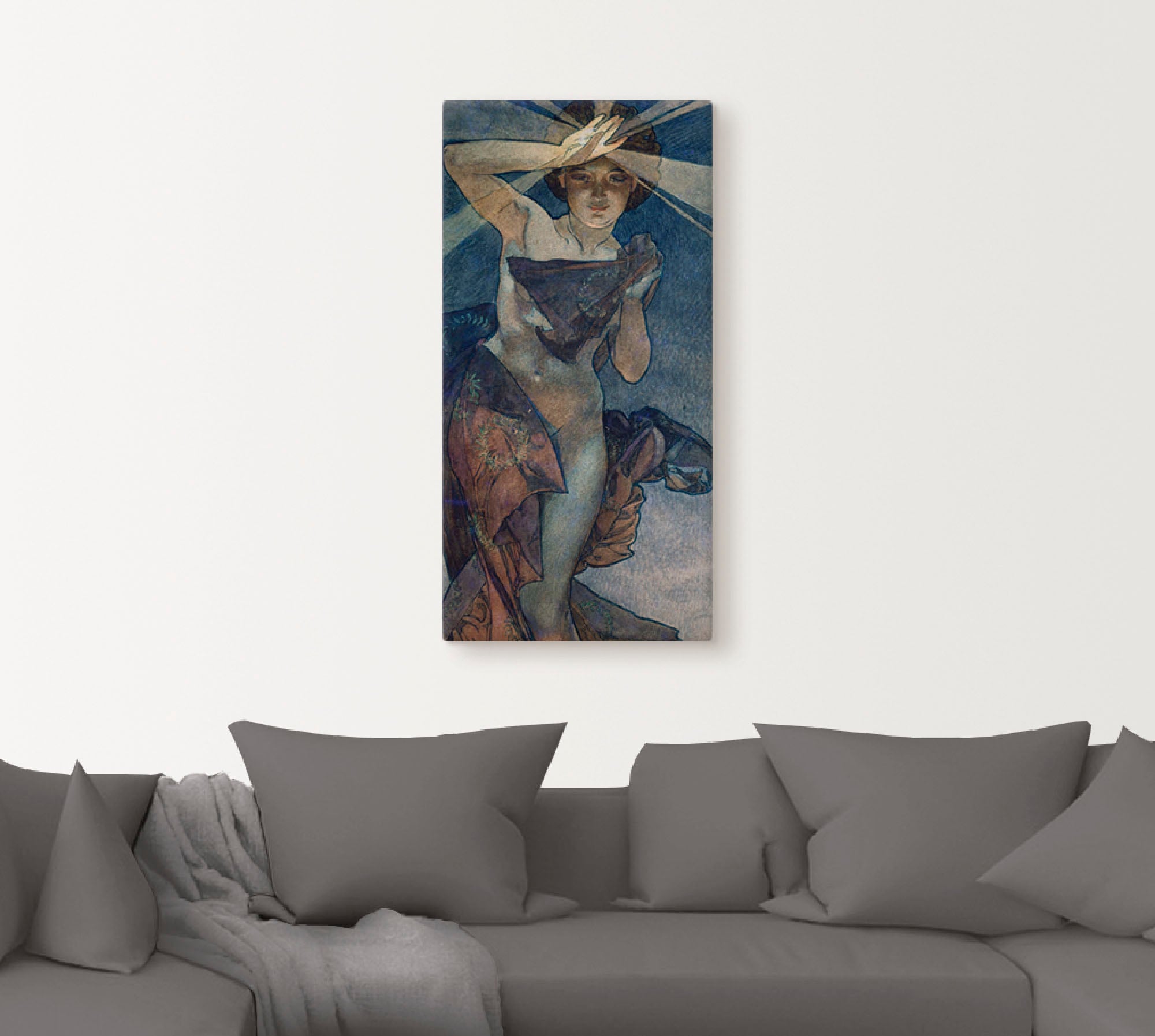 Artland Wandbild »Sterne Der Morgenstern 1902«, Frau, (1 St.), als Alubild, Outdoorbild, Leinwandbild, Poster in verschied. Größen