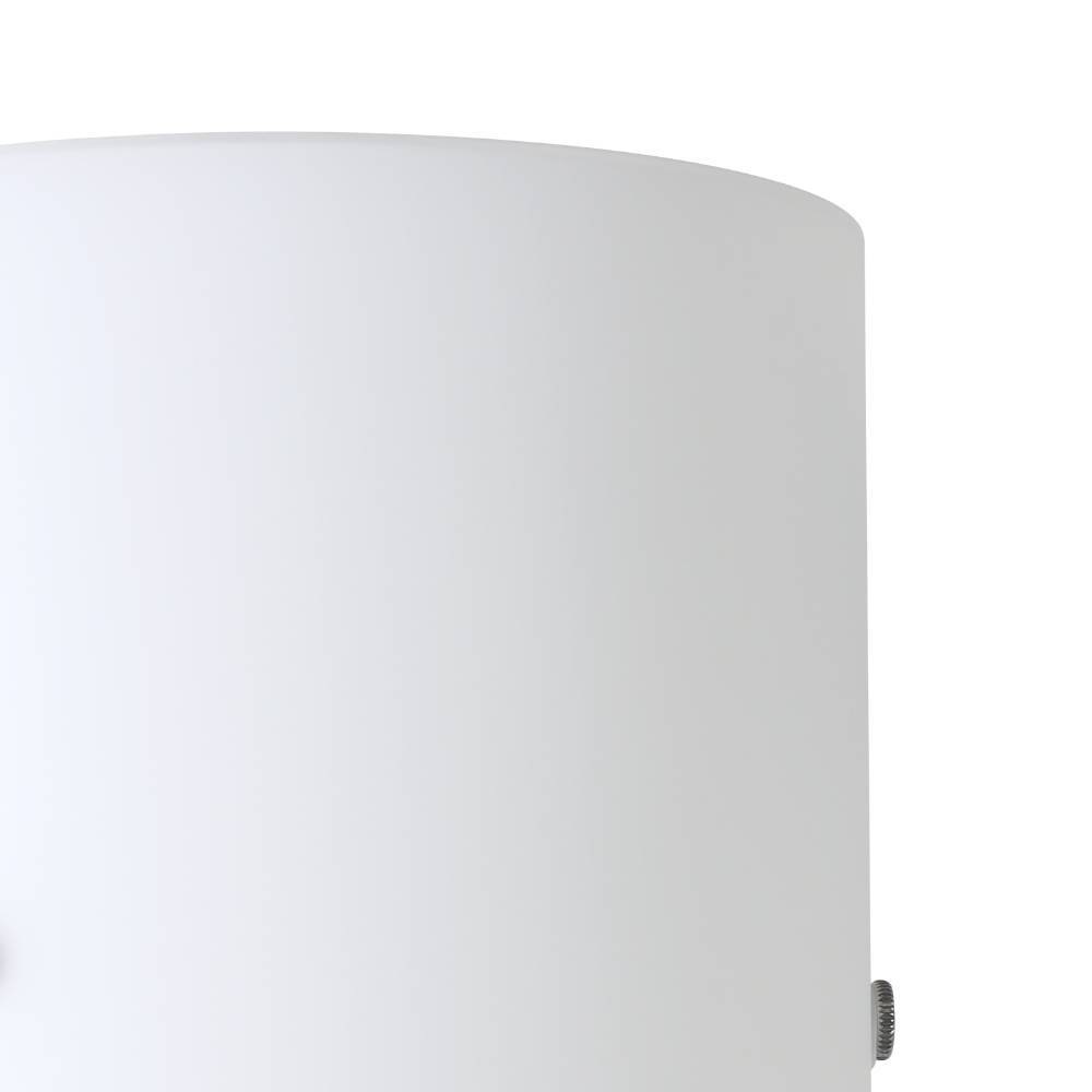 EGLO Wandleuchte »TROY 3 Wandlampe, Wandbeleuchtung, satiniertes Glas in weiß, E14«, 1 flammig, Leuchtmittel E14 | Leuchtmittel wechselbar-ohne Leuchtmittel, Wohnzimmer, Esszimmer, Flur, klassisch, schlicht, 25x18x7,5cm