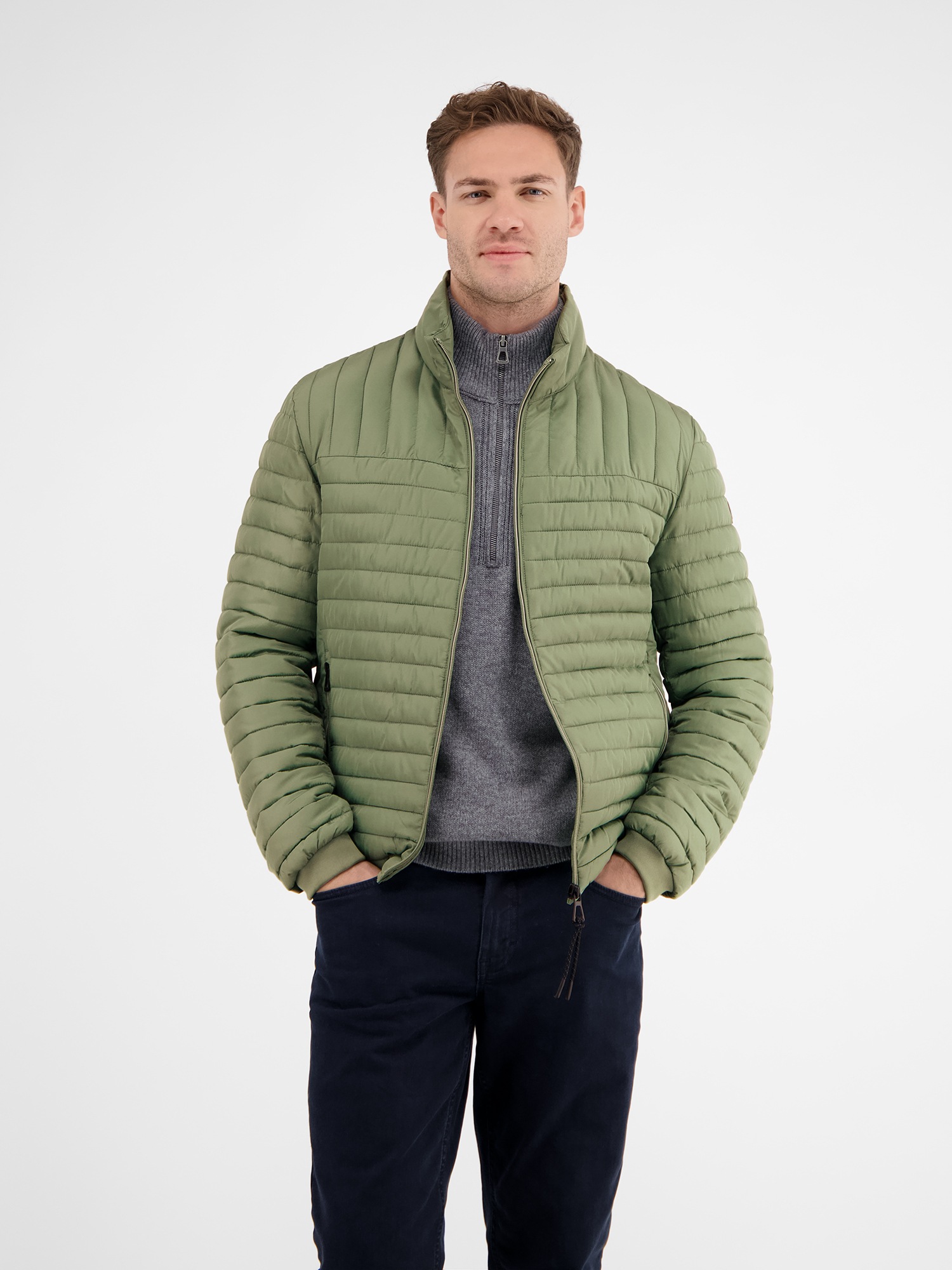 LERROS Steppjacke »LERROS Leichter Herren Steppblouson«, ohne Kapuze, Keine Angabe