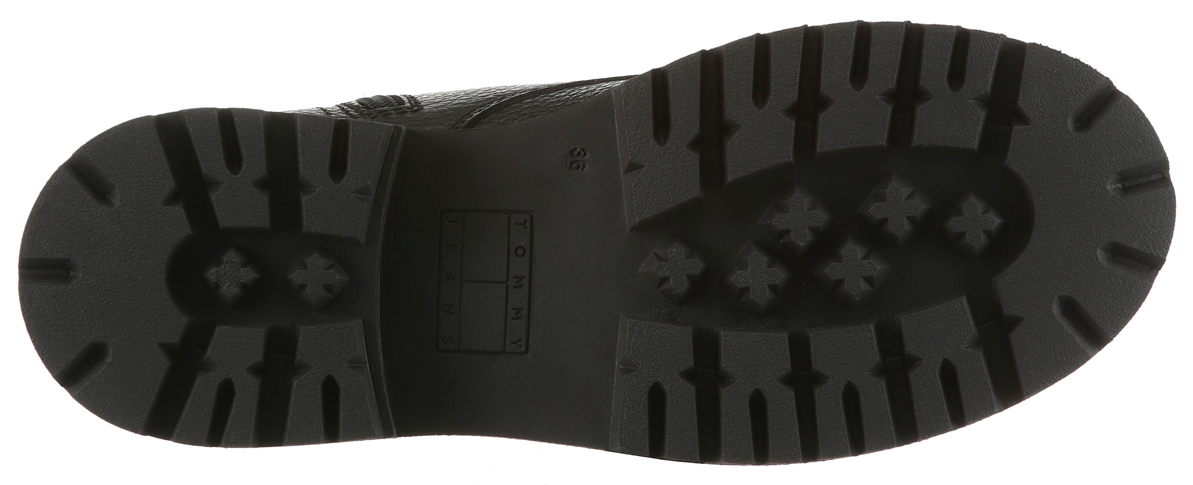 Tommy Jeans Winterboots »TJW URBAN LACEUP BOOT WL«  , Blockabsatz, Schnürboots, Stiefelette mit praktischer Anziehlasche