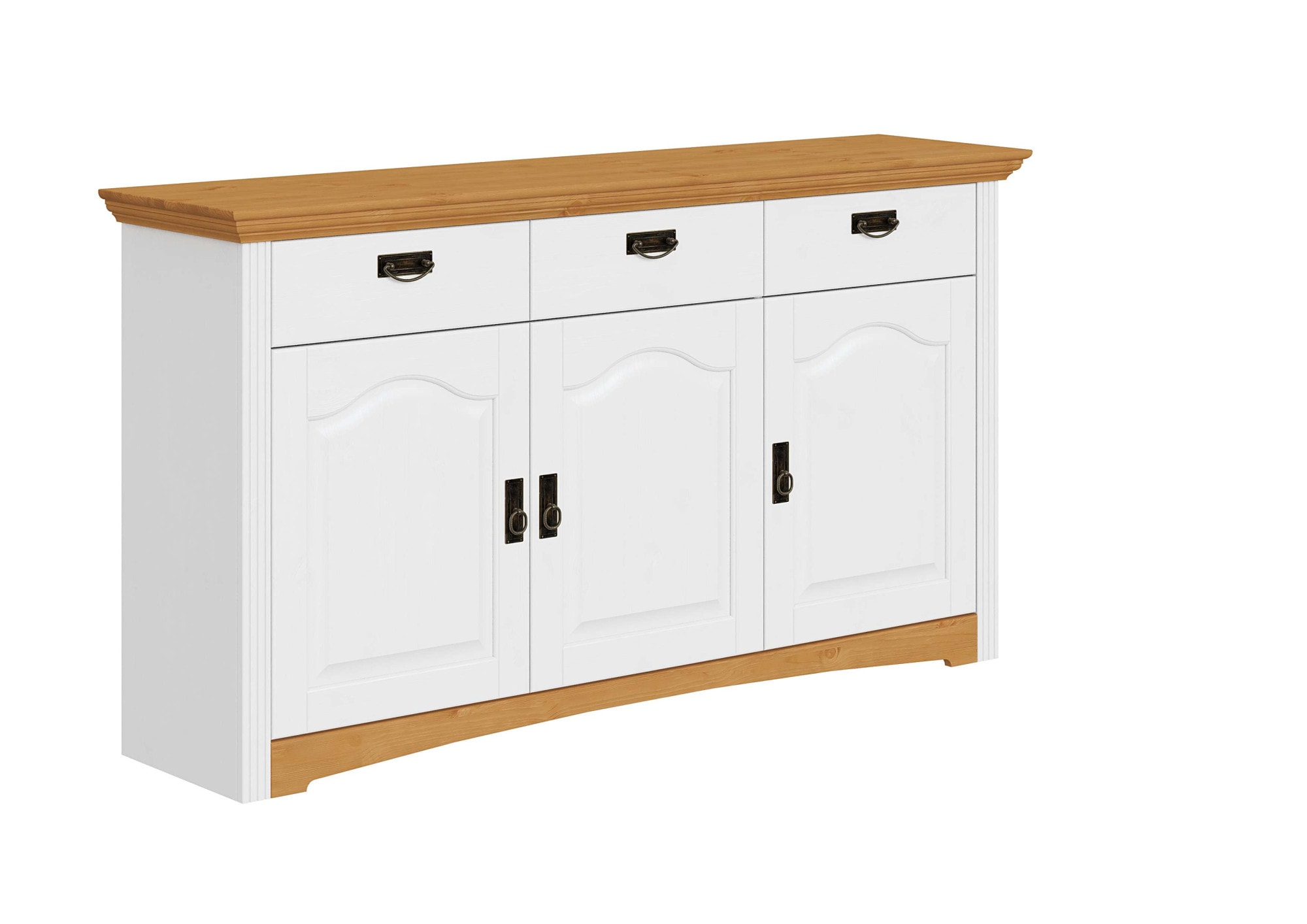 OTTO home Kommode »Konrad« aus massiver Kiefer, Breite 156 cm, mit Schubladen, FSC®