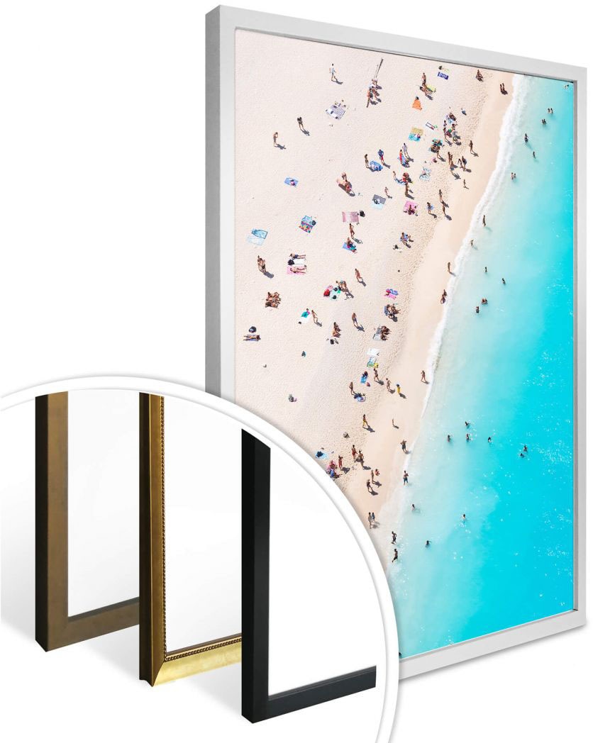 Wall-Art Poster »Strand Zakynthos«, Strand, (1 St.), Poster ohne Bilderrahmen