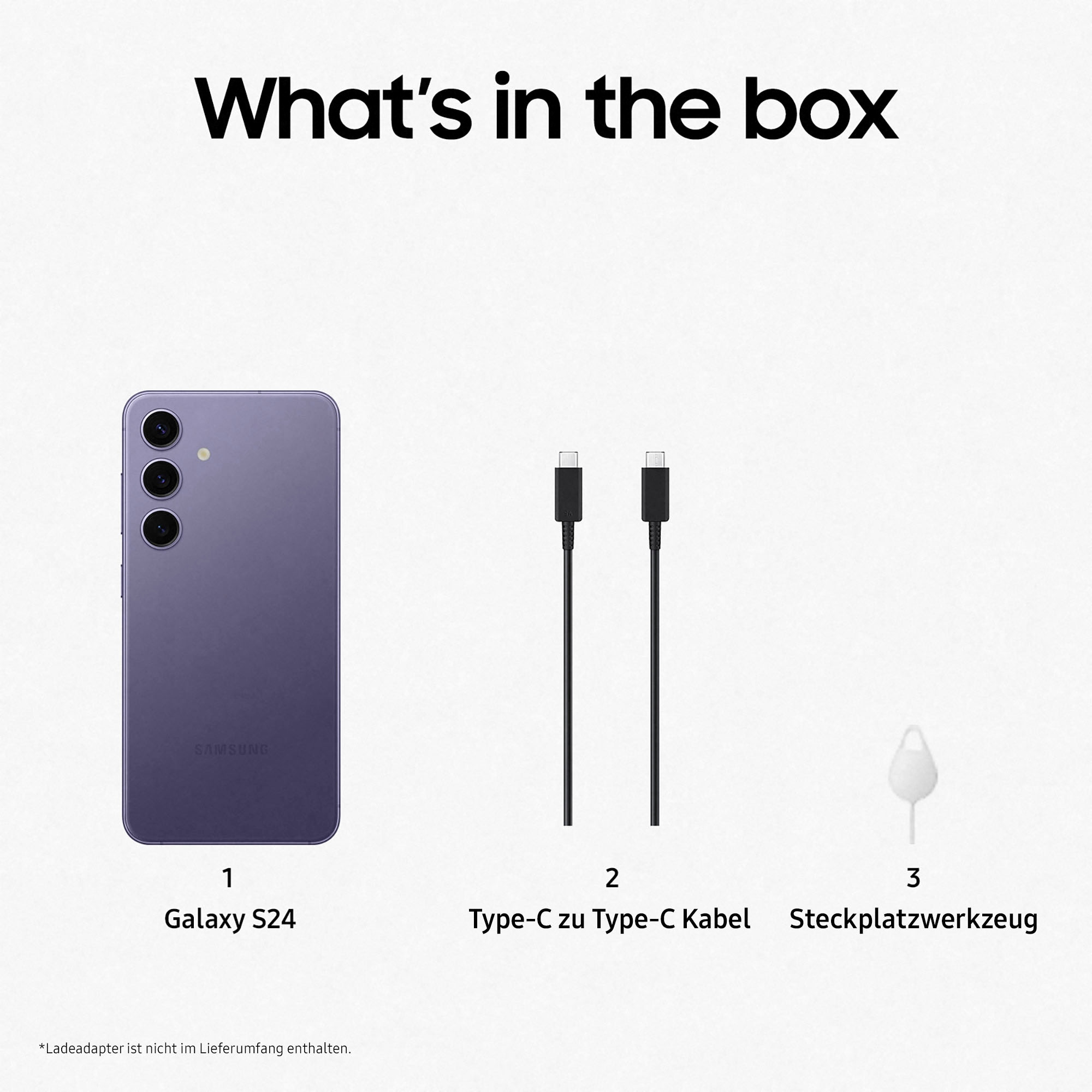 Samsung Smartphone »Galaxy S24« Cobalt Violet AI-Funktionen