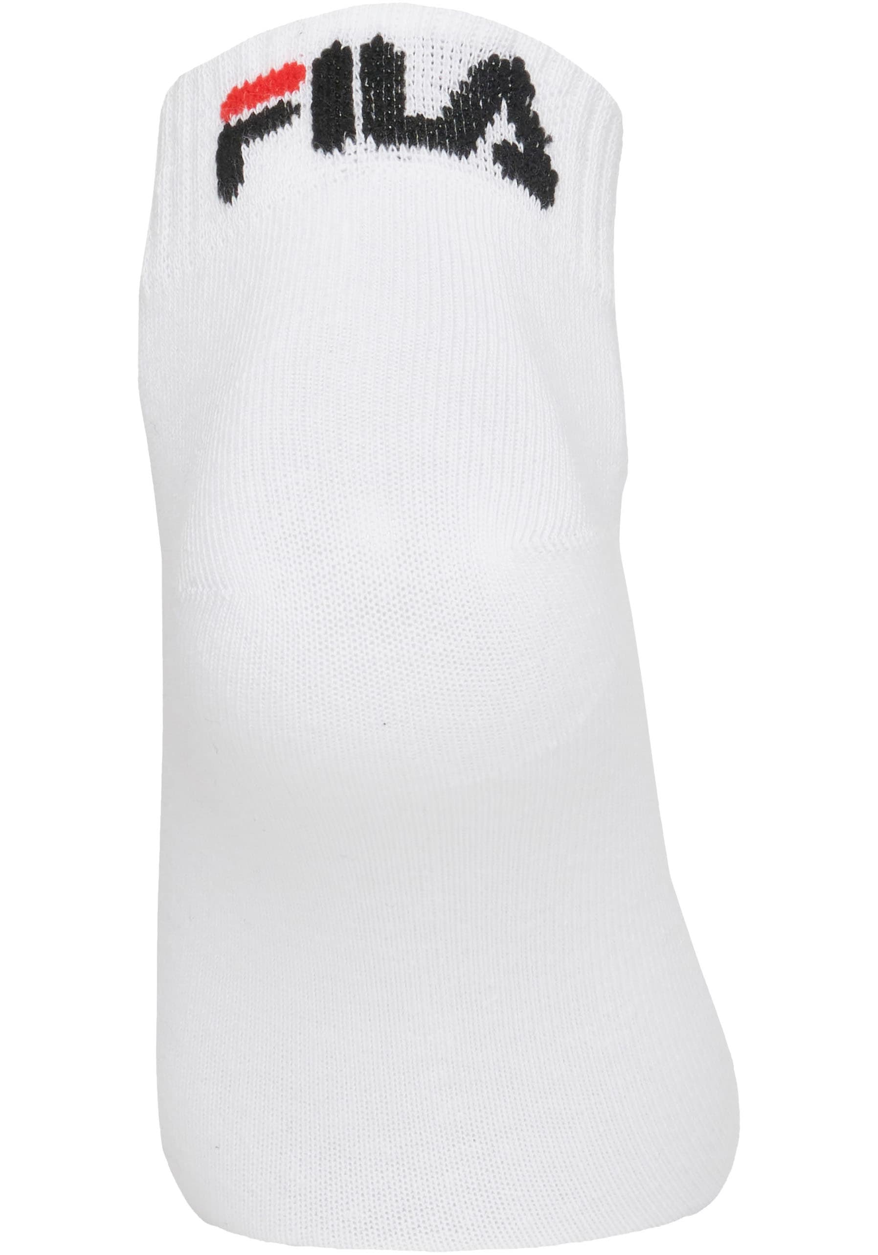 Fila Kurzsocken »UNISEX INVISIBLE PLAIN SOCKS«, (6 Paar), Baumwollmischung, Rippenbündchen, flache Zehennaht
