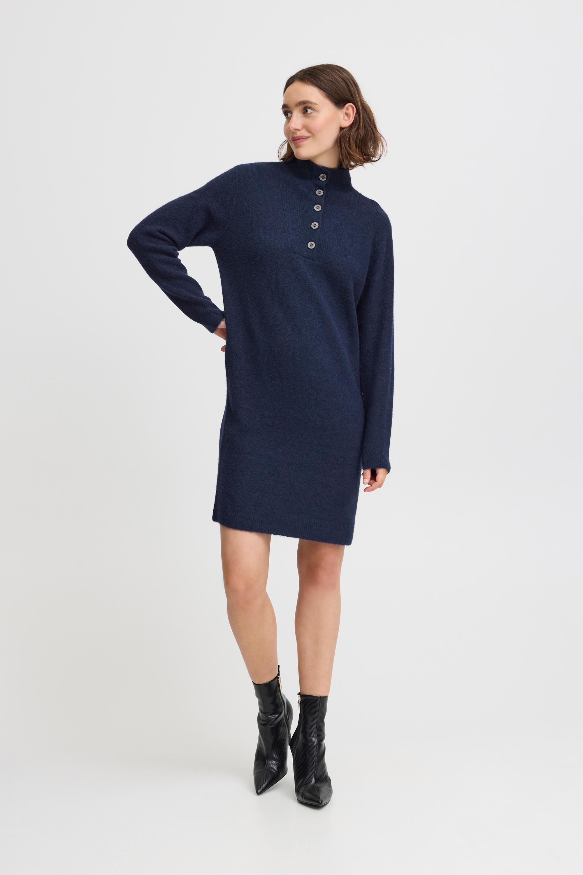 b.young Midikleid »Kleid BYOMEA«
