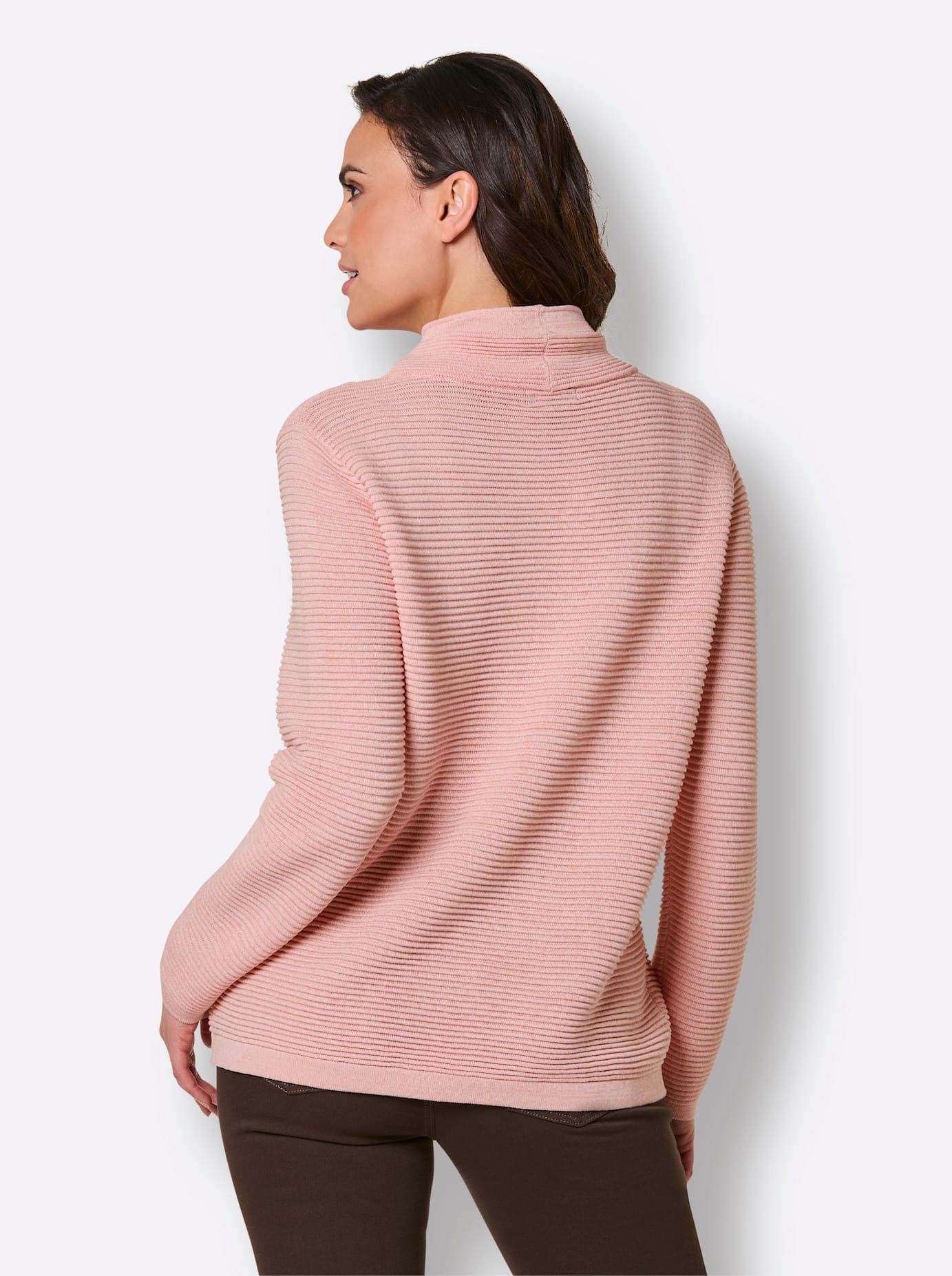 CREATION L PREMIUM Stehkragenpullover »Lyocell-Baumwoll-Pullover«