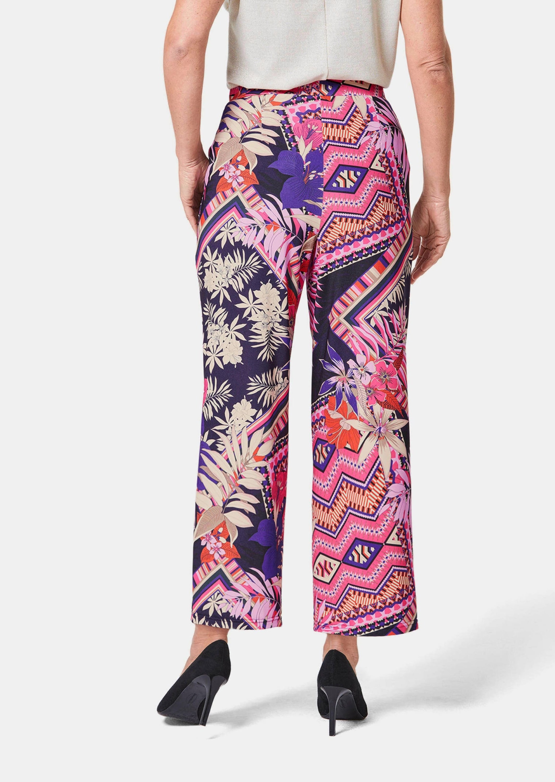 GOLDNER 2-in-1-Hose »Kurzgröße Stretchbequeme Druck-Culotte LOUISA«