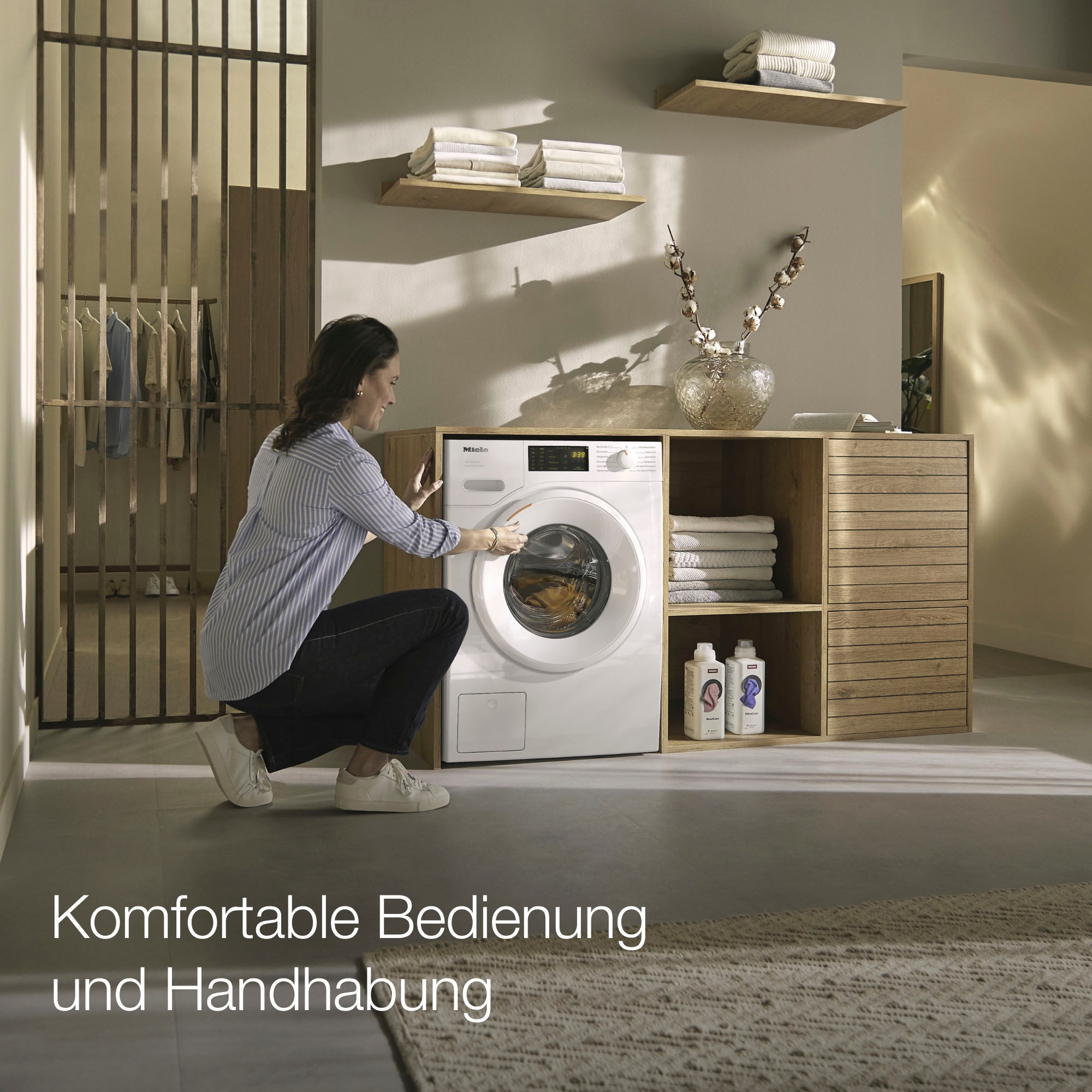 Miele Waschtrockner »WTD163 WCS« 8 kg /5 kg 71 dB(A) unterbaufähig, PerfectDry für punktgenaue Trockenergebnisse