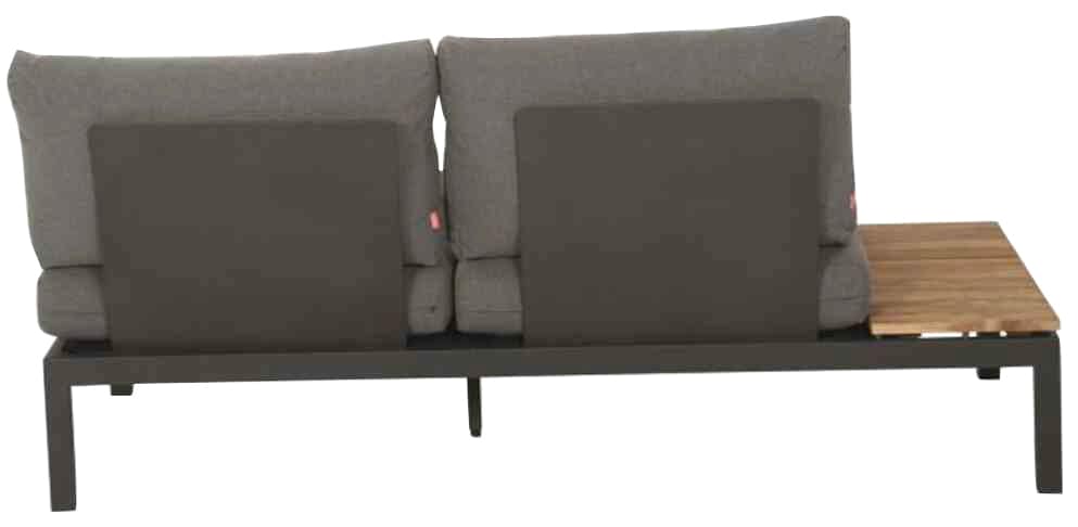 Siena Garden Loungesofa »Alvida«, Loungebank rechts, 2-Sitzer, BxTxH: 175x84x70 cm