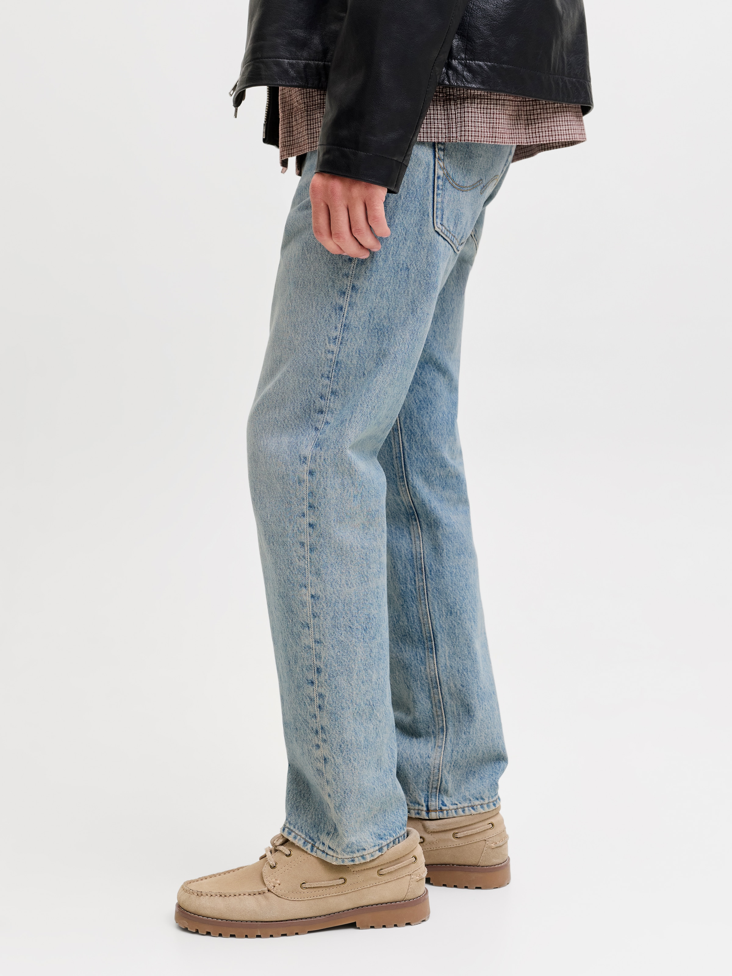 Jack & Jones Loose-fit-Jeans »JJICHRIS JJORIGINAL SBD 921 SN« mit Gürtelschlaufen
