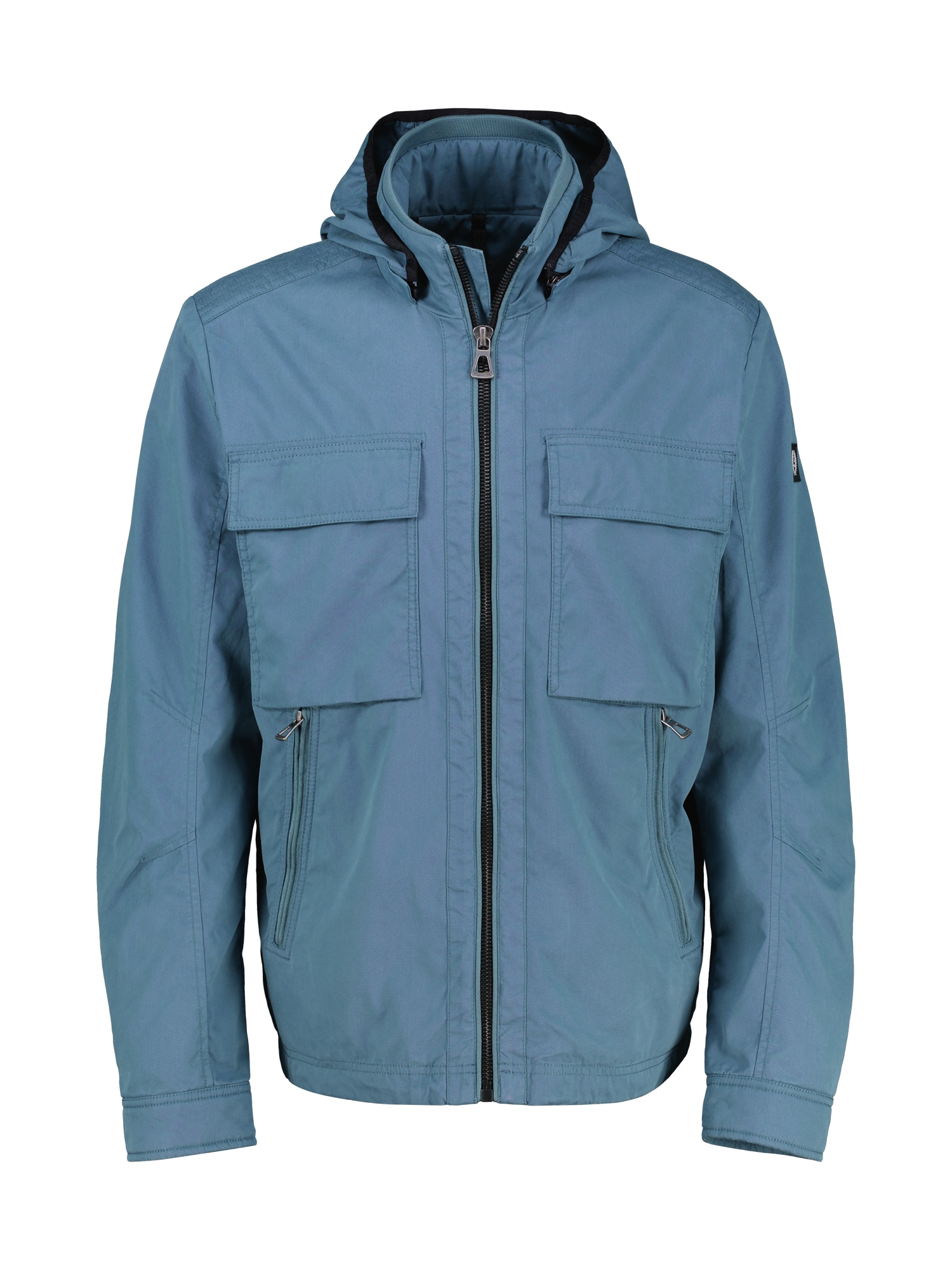 Lerros Outdoorjacke »LERROS Shell-Blouson mit abnehmbarer Kapuze«, mit Kapuze, Keine Angabe