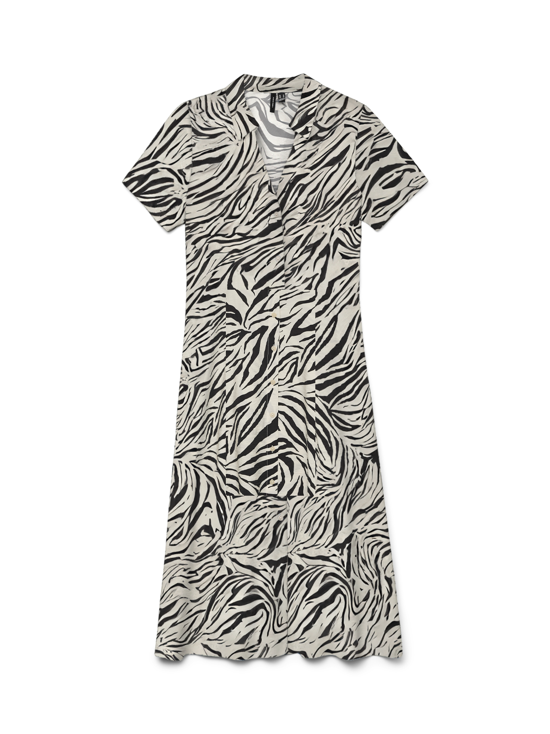 Vero Moda Blusenkleid »VMJOSIE S/S CALF SHIRT DRESS WVN GA« Viskosemischung, regular fit