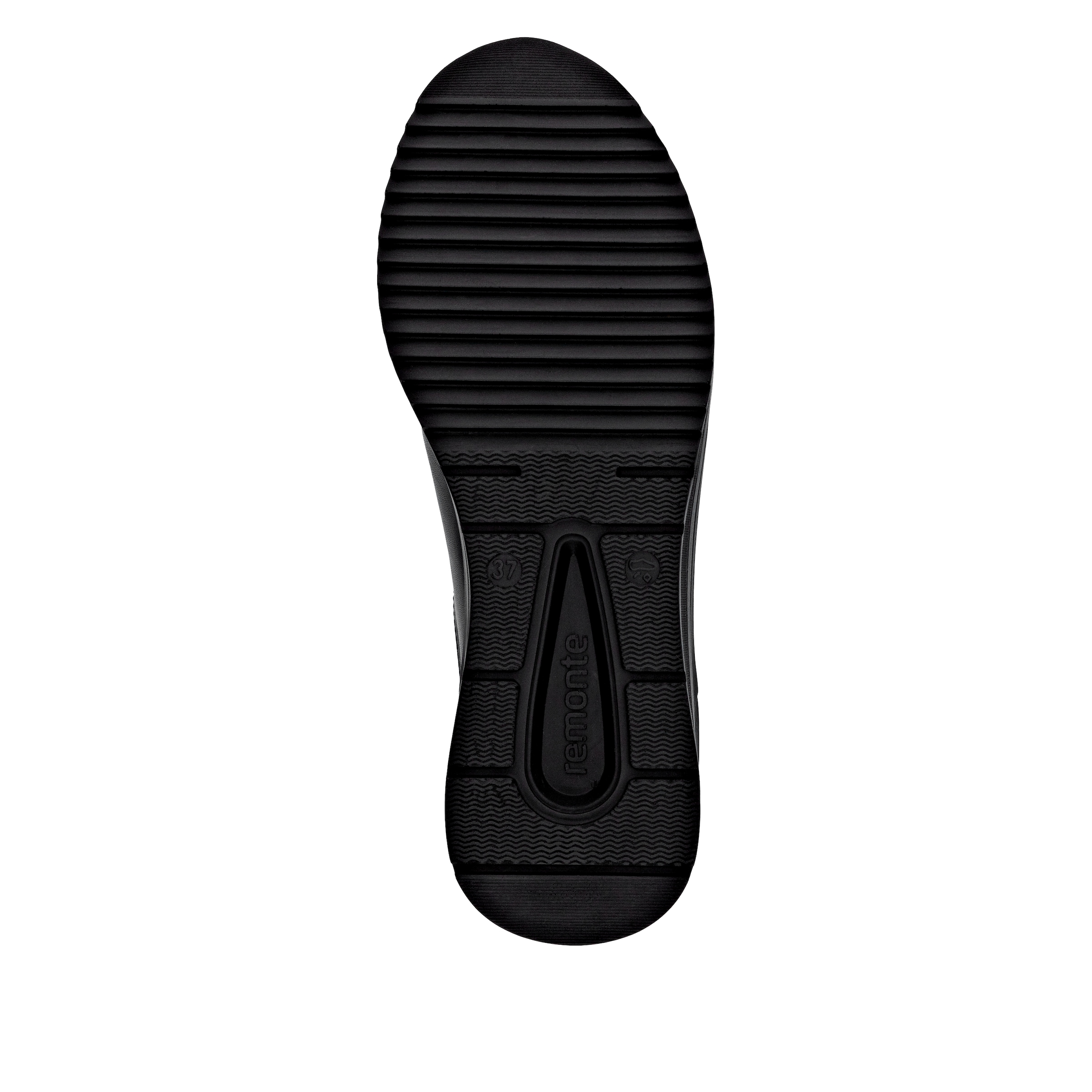 Remonte Keilsneaker, Freizeitschuh, Halbschuh, Schnürschuh mit goldfarbenem Logoanhänger