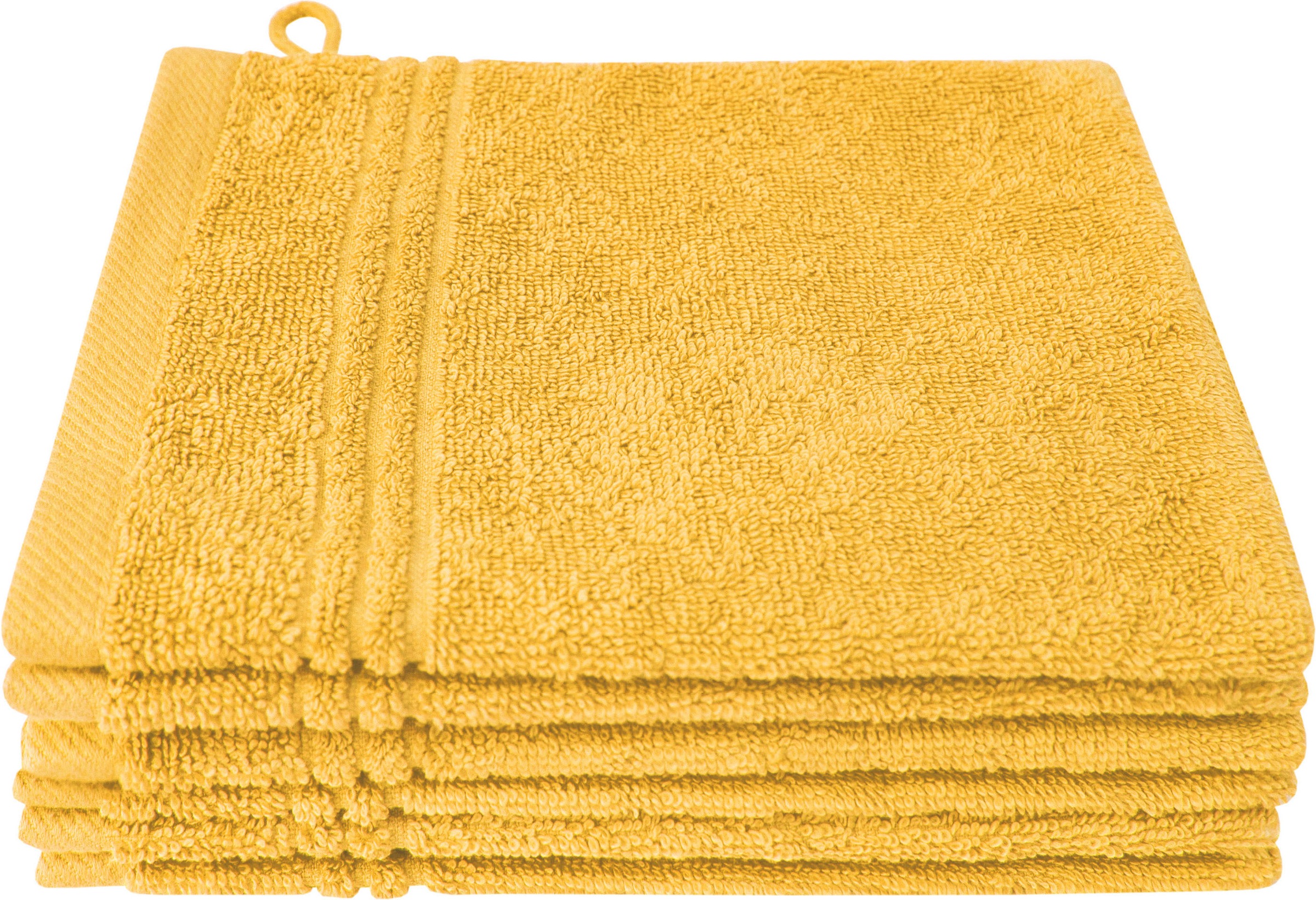 Dyckhoff Waschhandschuh »Nature« in gelb, Größe B/L: 16 cm x 21 cm