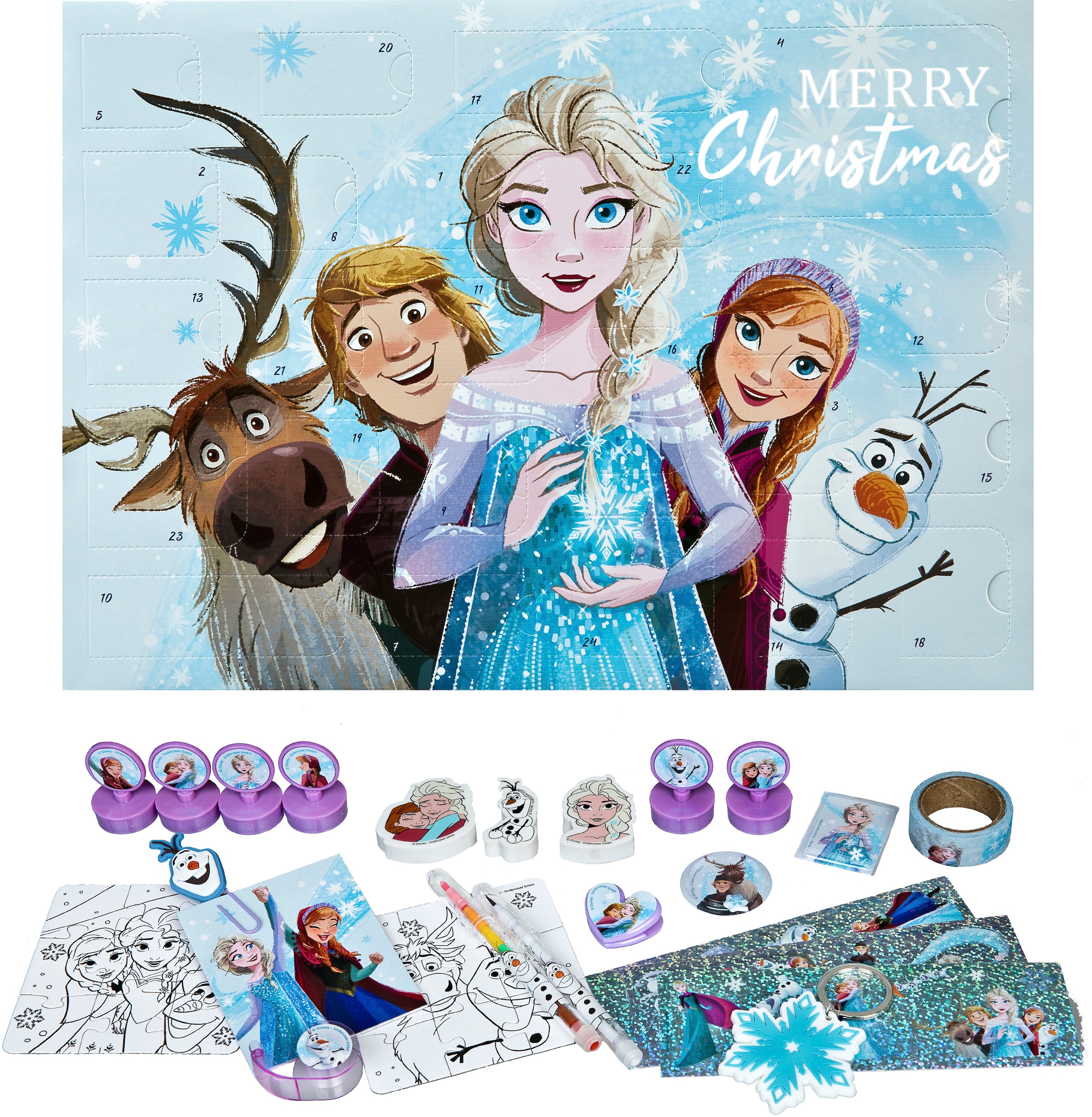 UNDERCOVER Spielzeug-Adventskalender »Frozen«, ab 4 Jahren