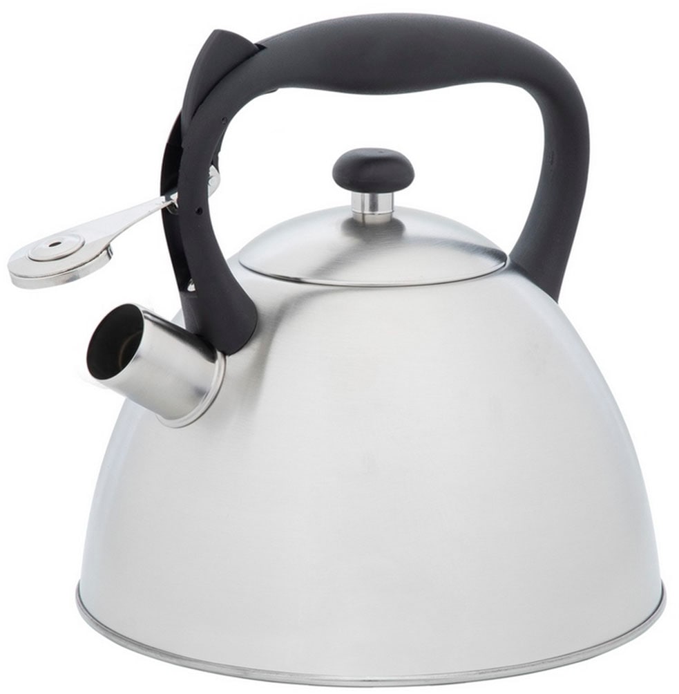 RESTO Kitchenware Wasserkessel »Gemini, Flötenkessel 3 l mit wärmespeicherndem Boden im Geschenkkarton« 1 Stk. tlg. Edelstahl