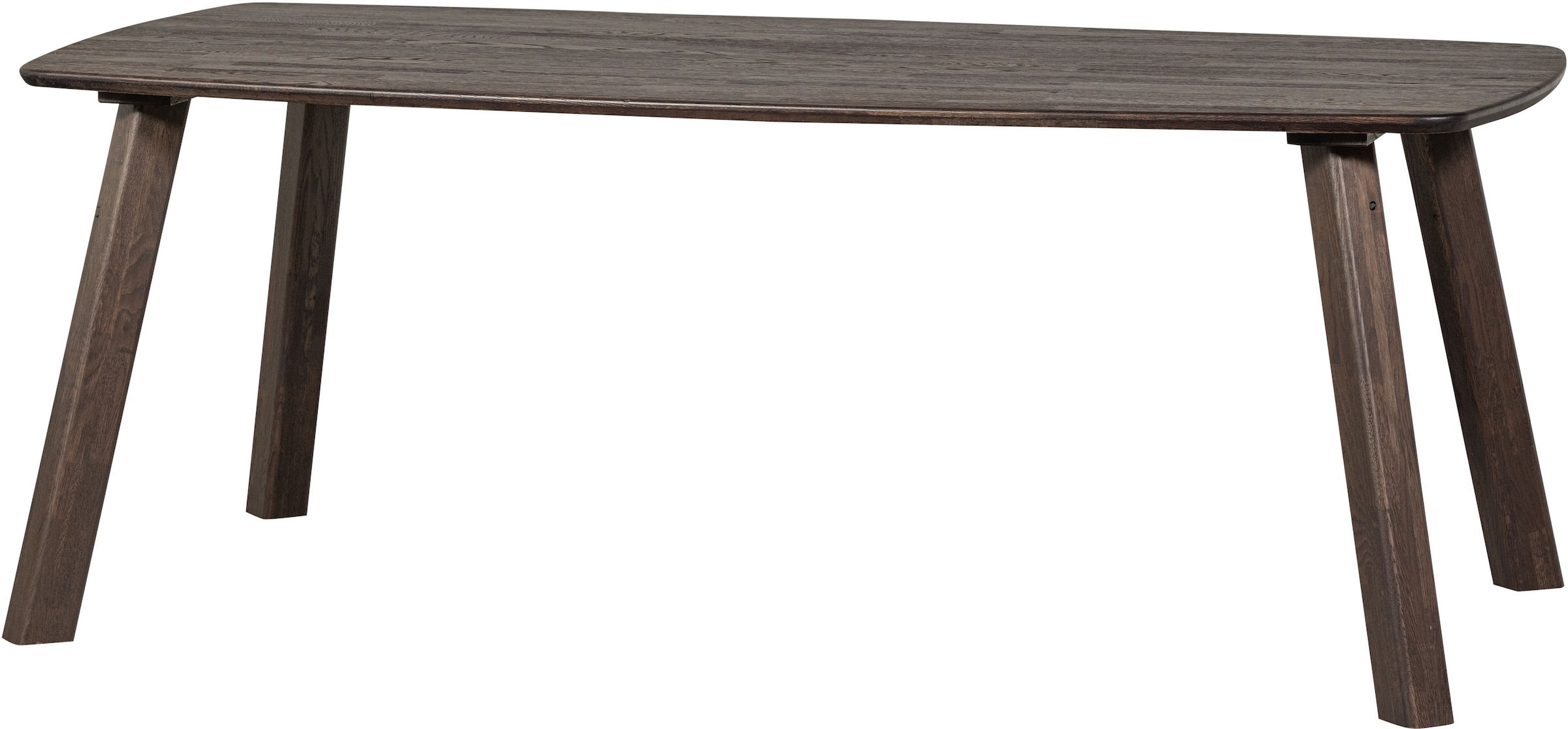 WOOOD Esstisch »Tablo FSC® Mix Eichenholz Dänisch-oval, H 74 x B 180 x T 100 cm« Haarlem-Fuß in 4 Stellungen montierbar, Fingerzinkenverbindung