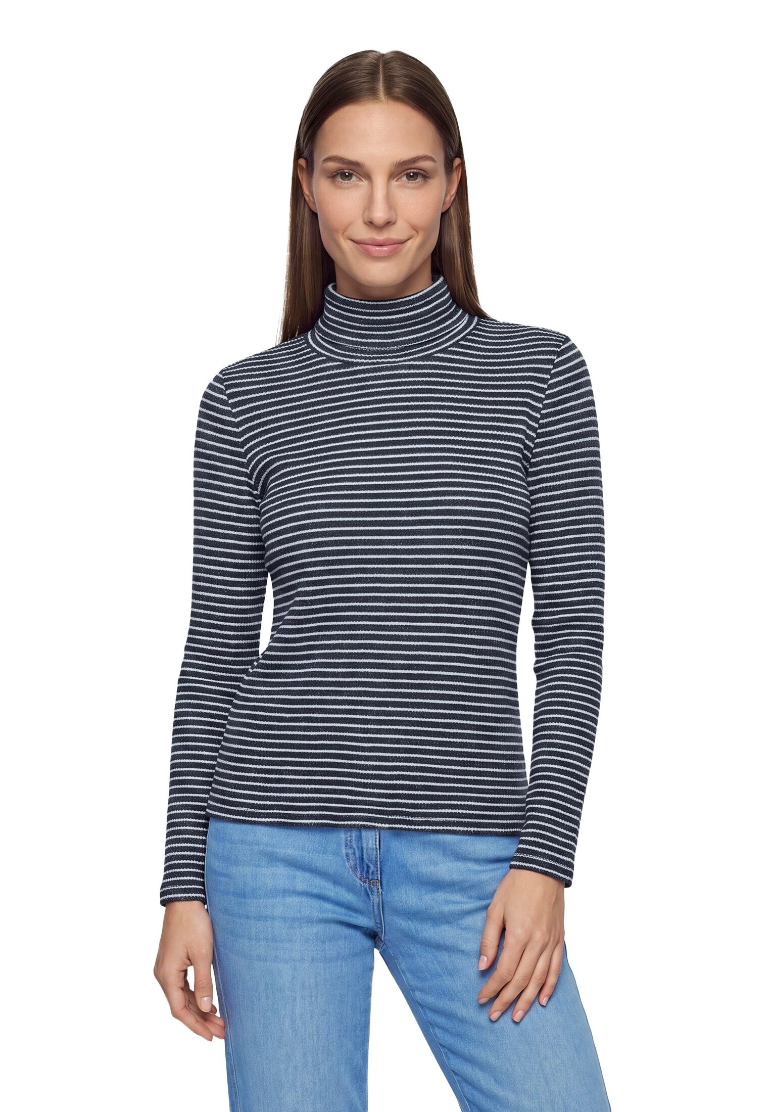 Betty Barclay Longsweatshirt »Rollkragenshirt langarm«

