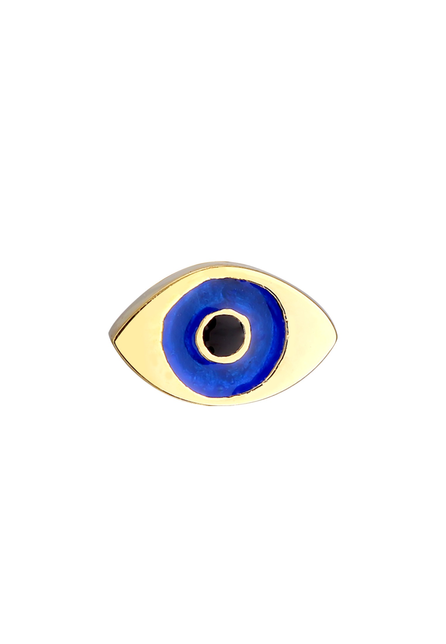 Elli Piercing-Set »Ohrringe Single Ohrstecker Evil Eye Symbol Emaille 925 Silber«