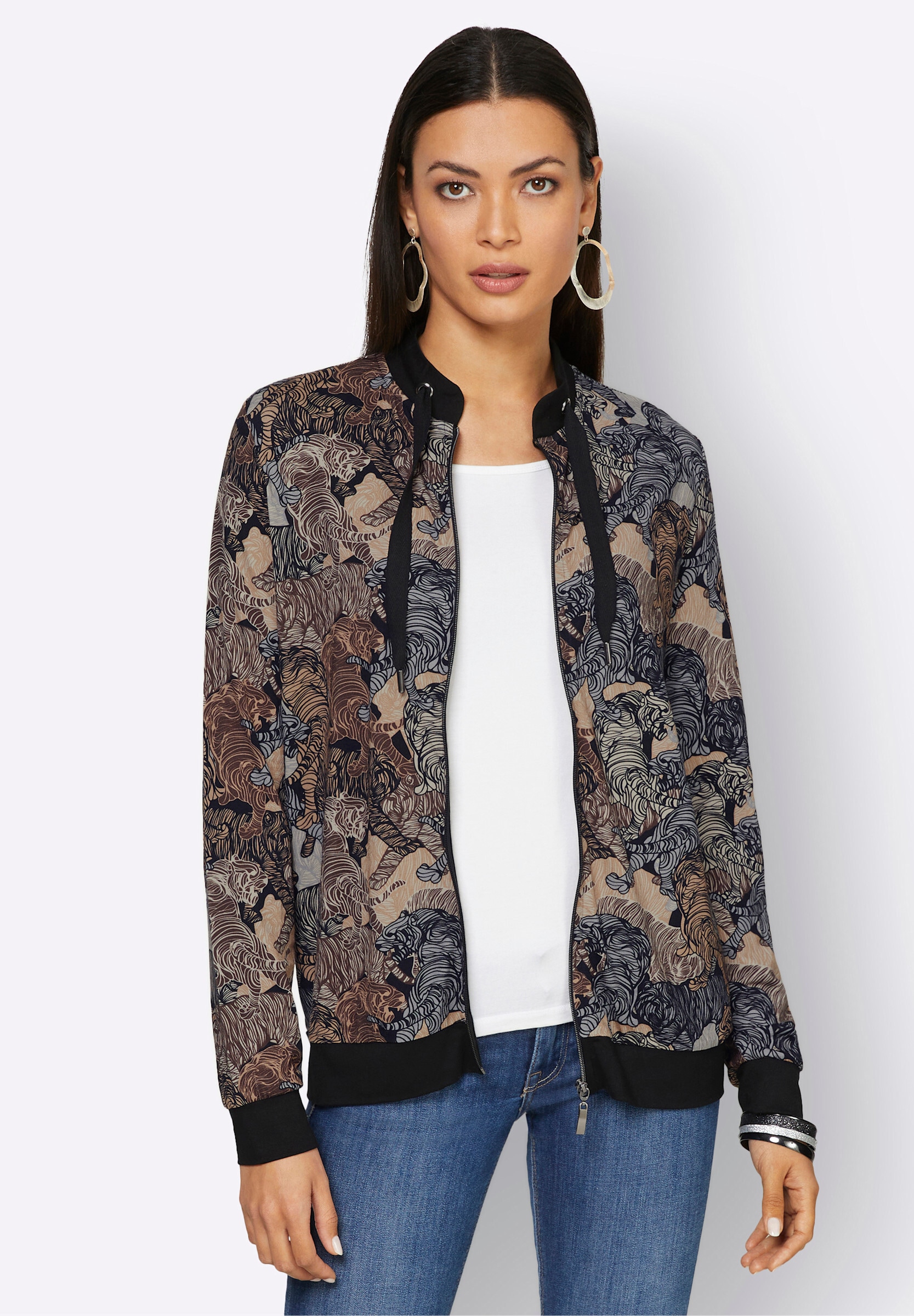 creation L Shirtjacke »Shirtjacke Shirtjacke in Blouson-Form«