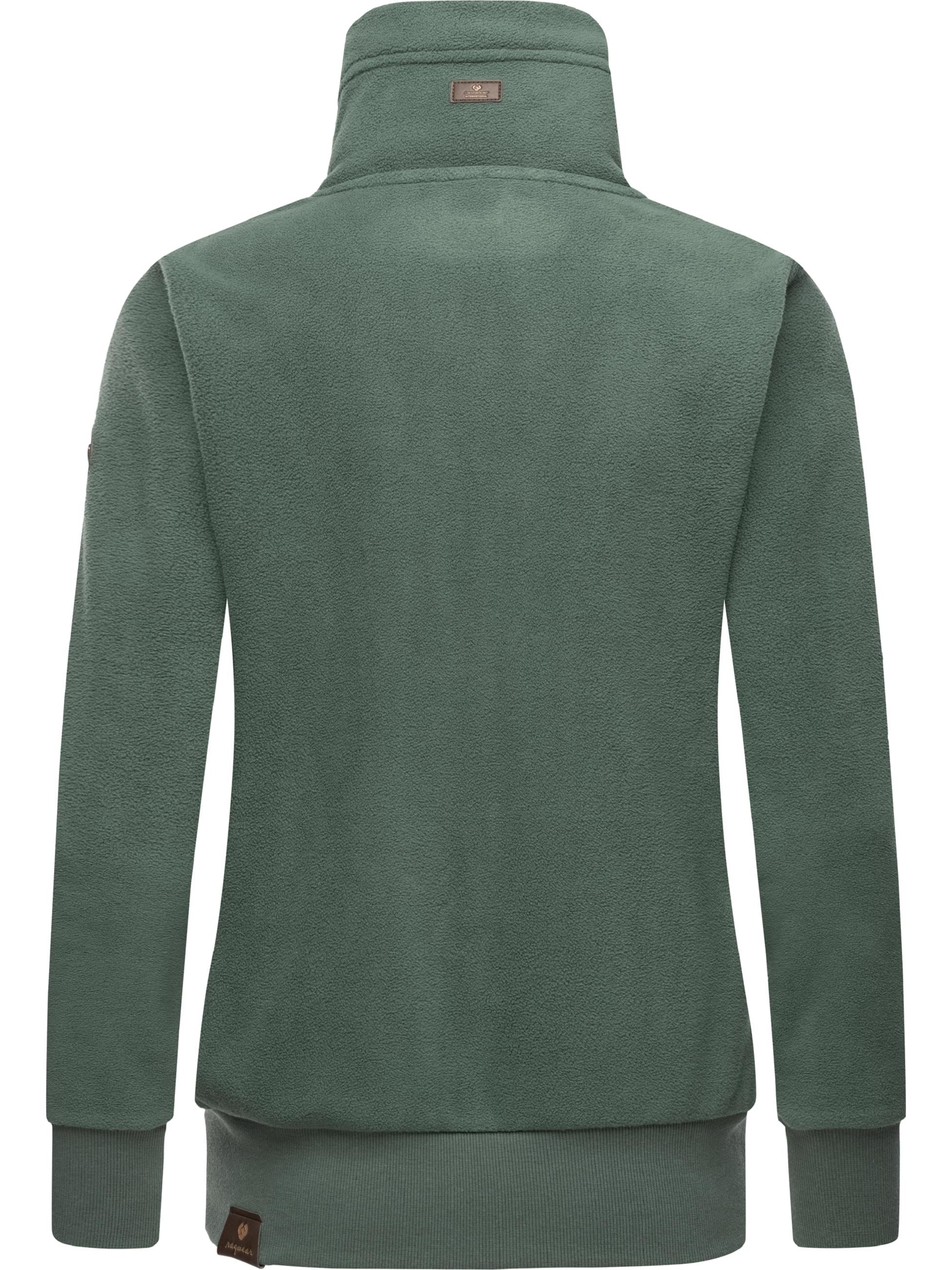 Ragwear Kurzjacke »Kapuzensweatjacke Rylie Fleece Zip Solid«, ohne Kapuze  kaufen bei OTTO