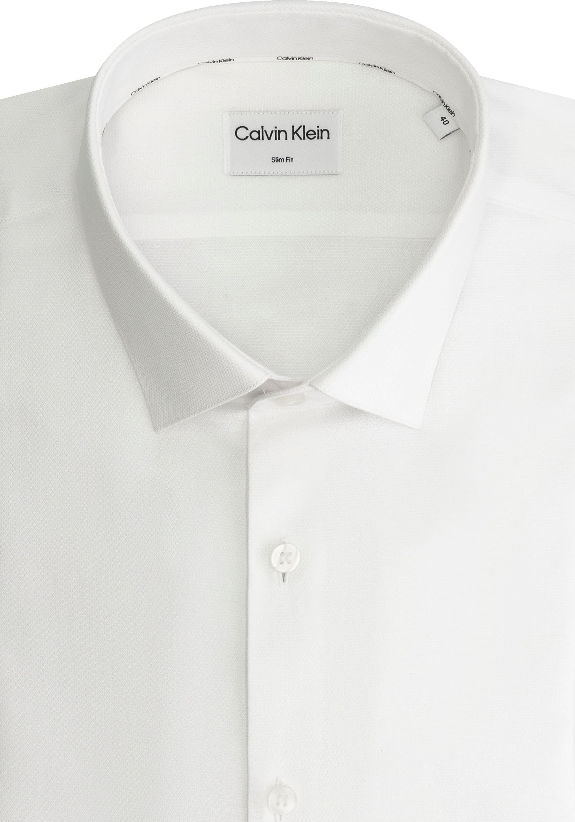 Calvin Klein Langarmhemd »TONAL STRUCTURE SLIM SHIRT«