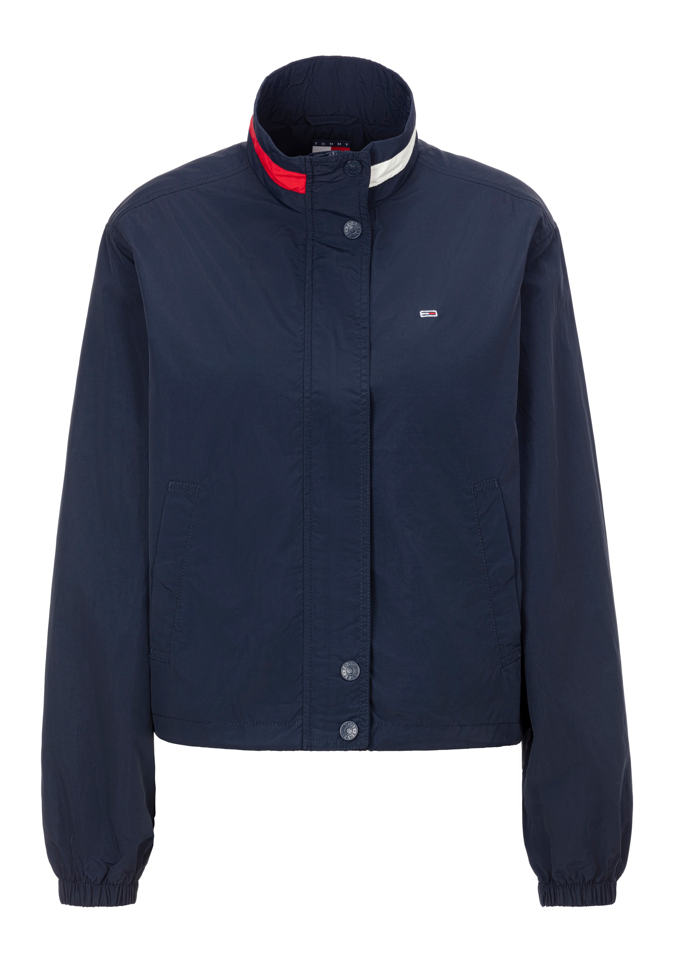 Tommy Jeans Outdoorjacke »TJW ESSENTIAL JACKET EXT«, mit kontrastfarbenem Einsatz