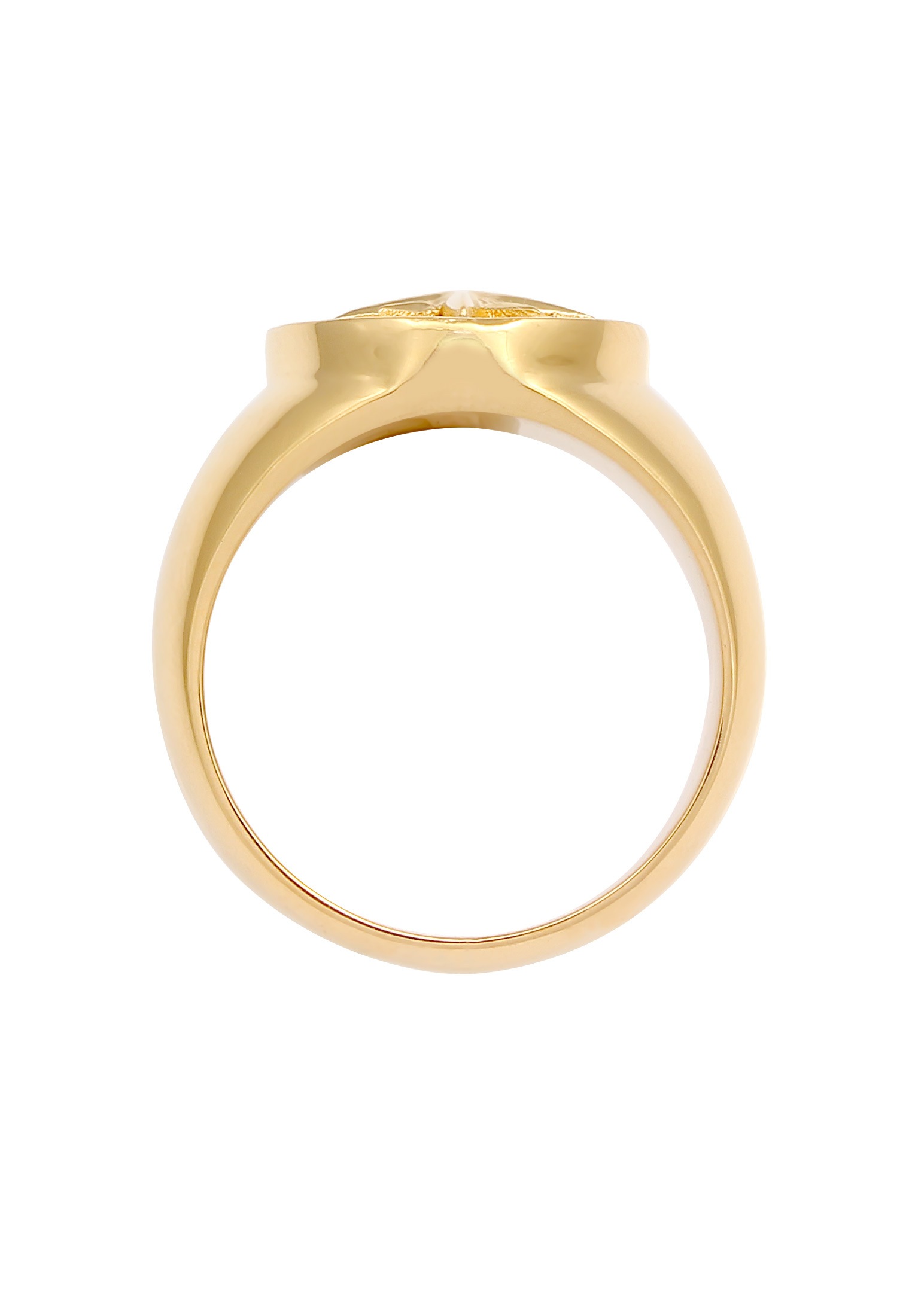 Kuzzoi Siegelring »Ring Herren Siegelring Kompass 925 Silber«