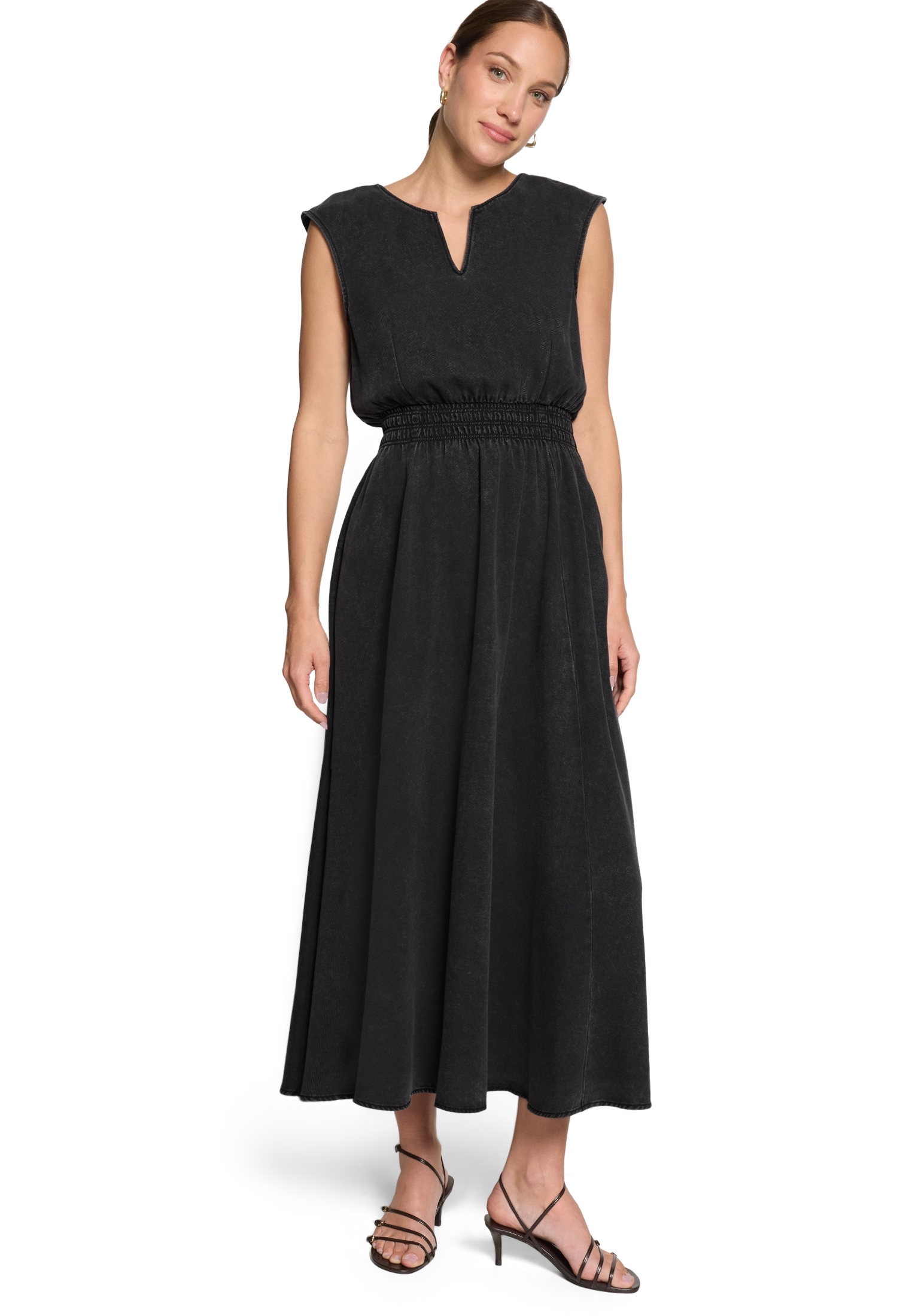 Zero Midikleid »Midikleid mit elastischem Bund«
