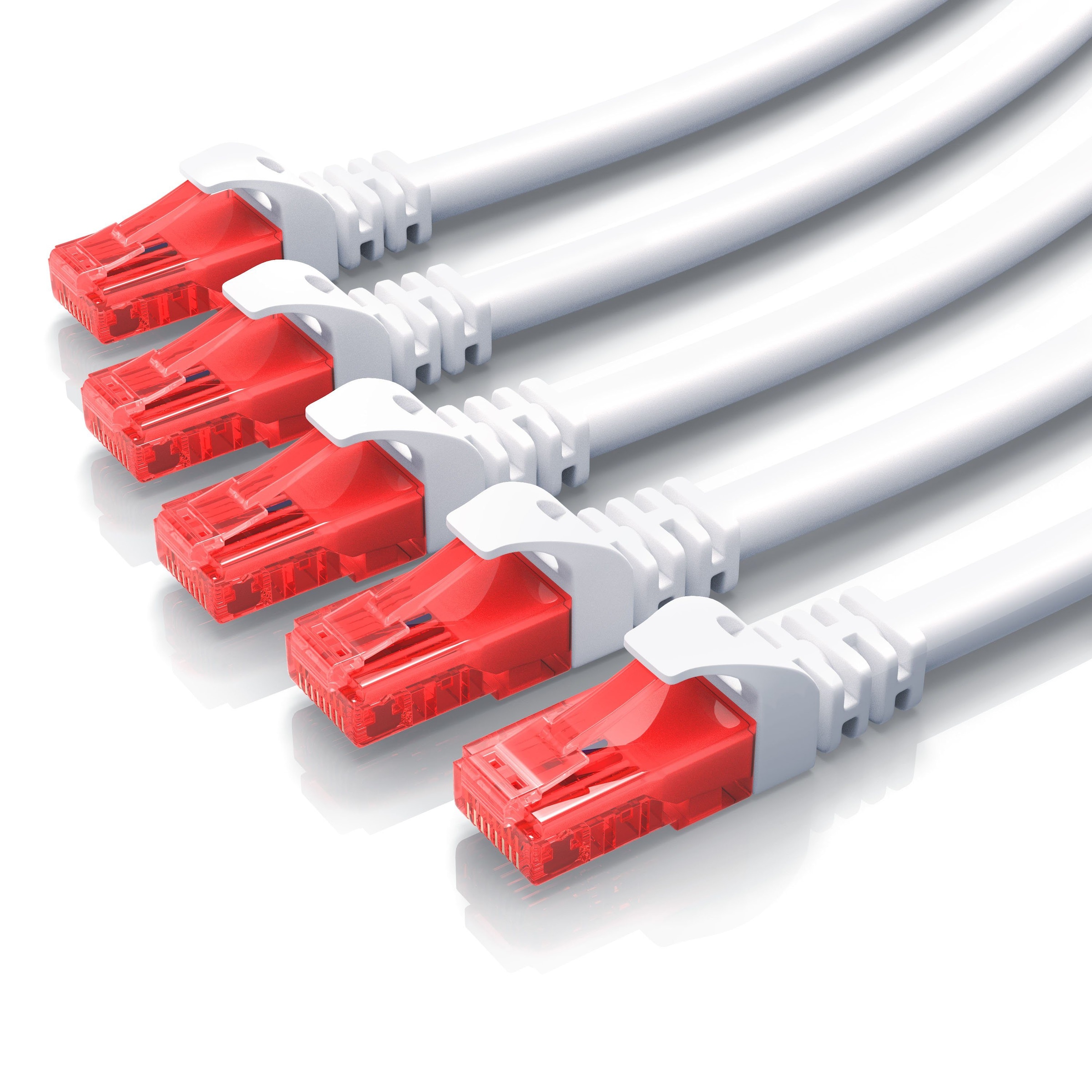 CAT.6 Gigabit Ethernet LAN Patchkabel (RJ45) »mehrfach geschirmtes...