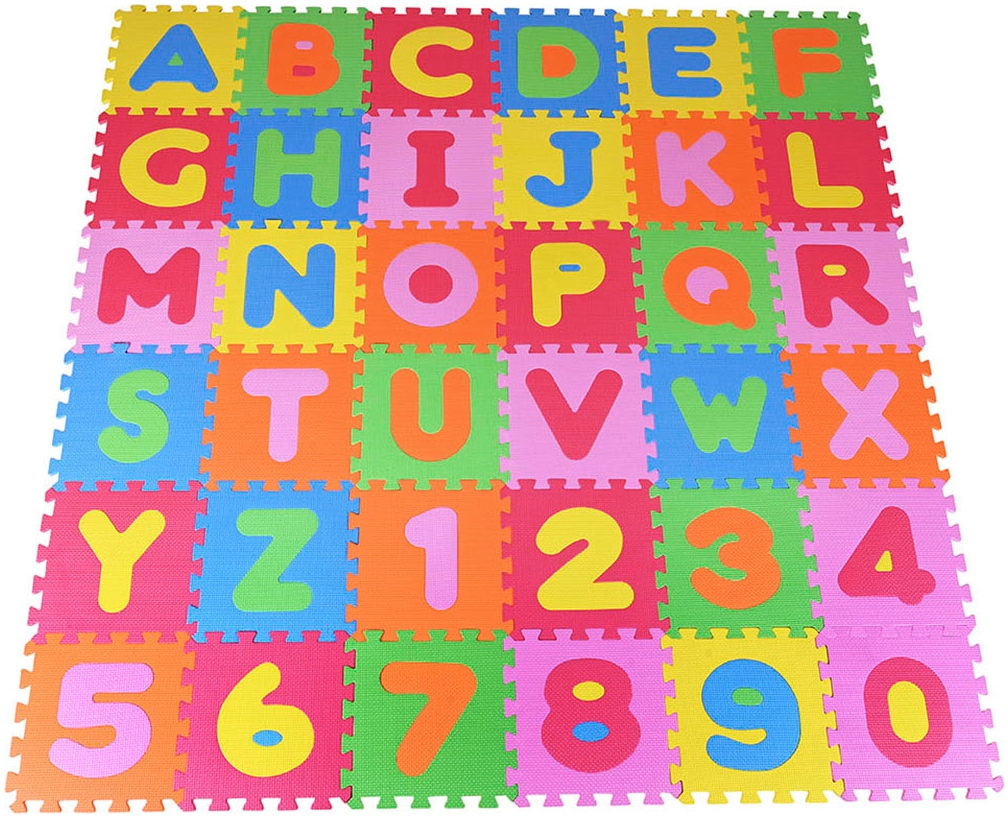 Knorrtoys® Puzzle »Zahlen und Buchstaben«, Puzzlematte, Bodenpuzzle