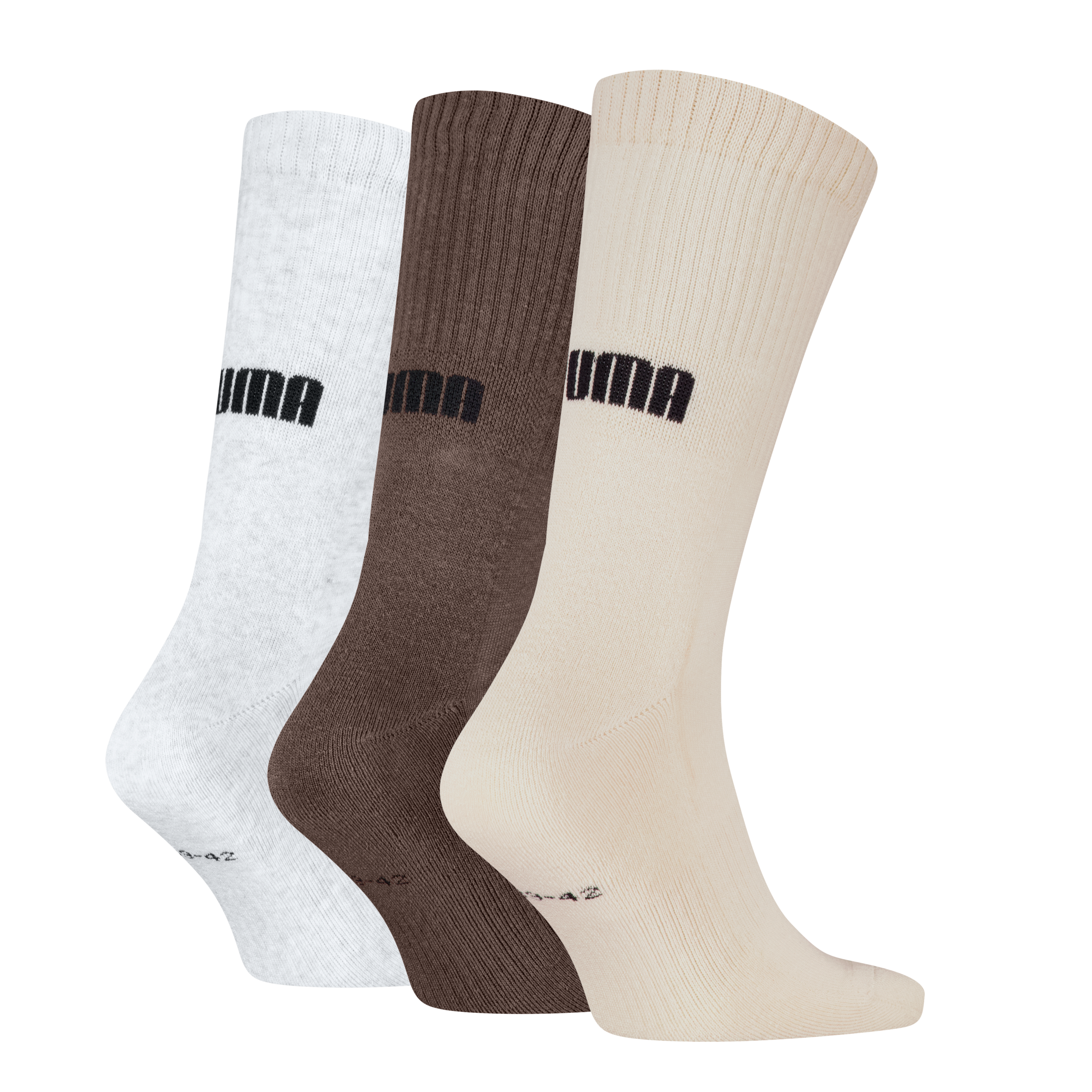 PUMA Socken »PUMA UNISEX CUSHIONED NEXT CREW 3P«, (3 Paar, 3 Paar), mit Zonenpolsterung für zusätzlichen Komfort