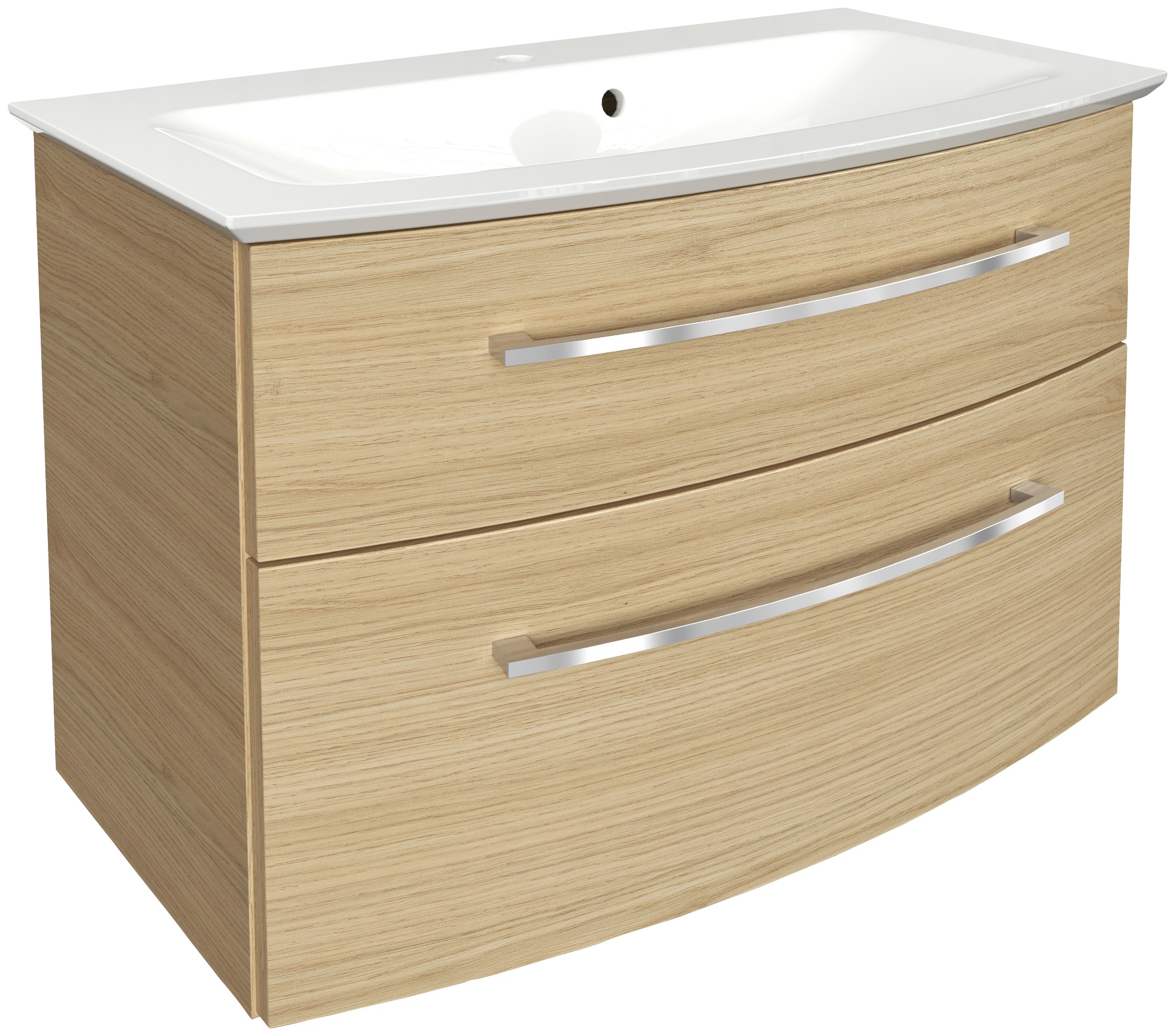 Fackelmann Waschtisch »B.Style« Set in braun, Größe B/H/T: 83,2 cm x 54,6 cm x 47,8 cm