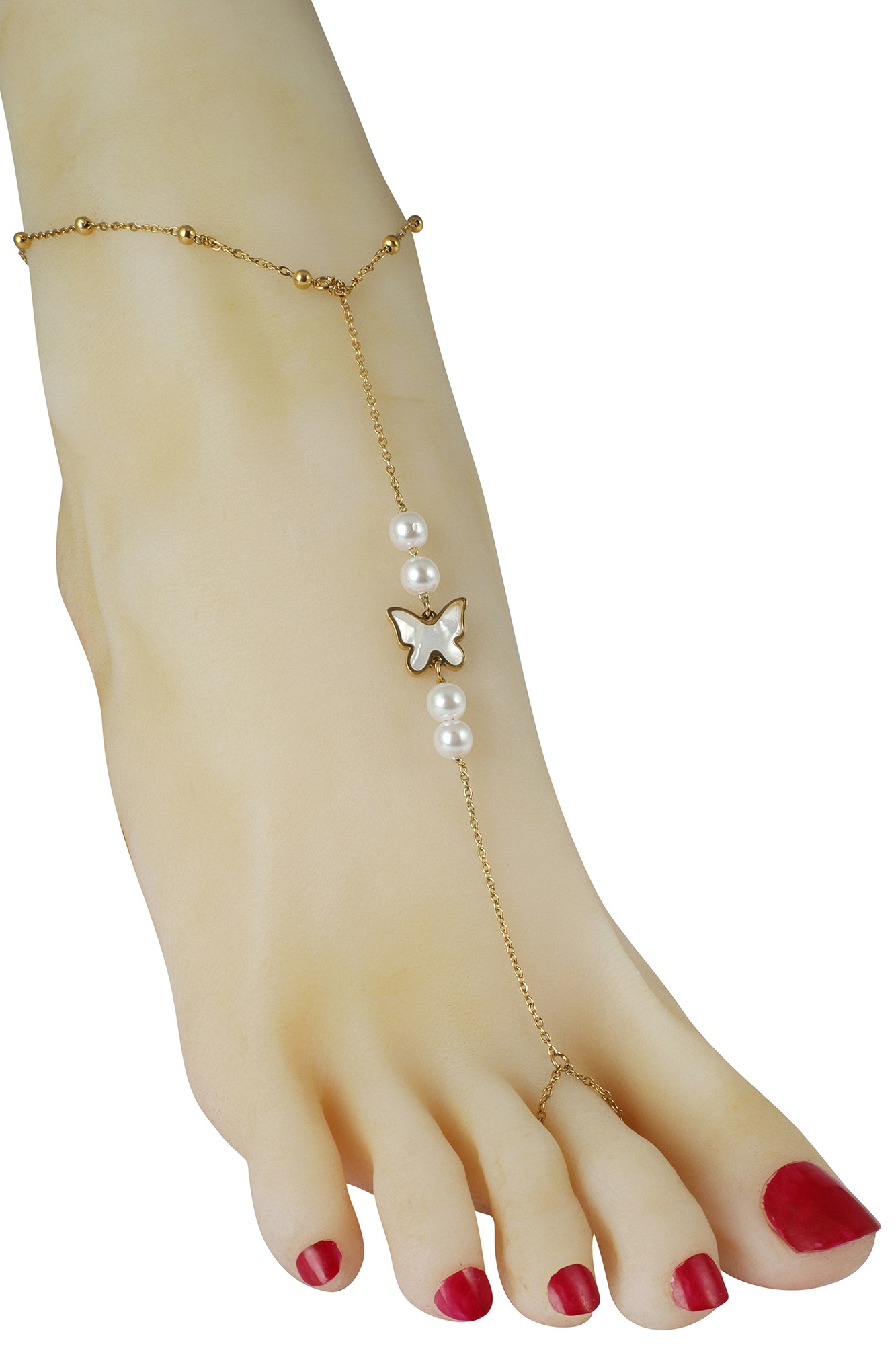 Adelia´s Fußkette »Damen Fußkettchen ¿ aus Edelstahl«