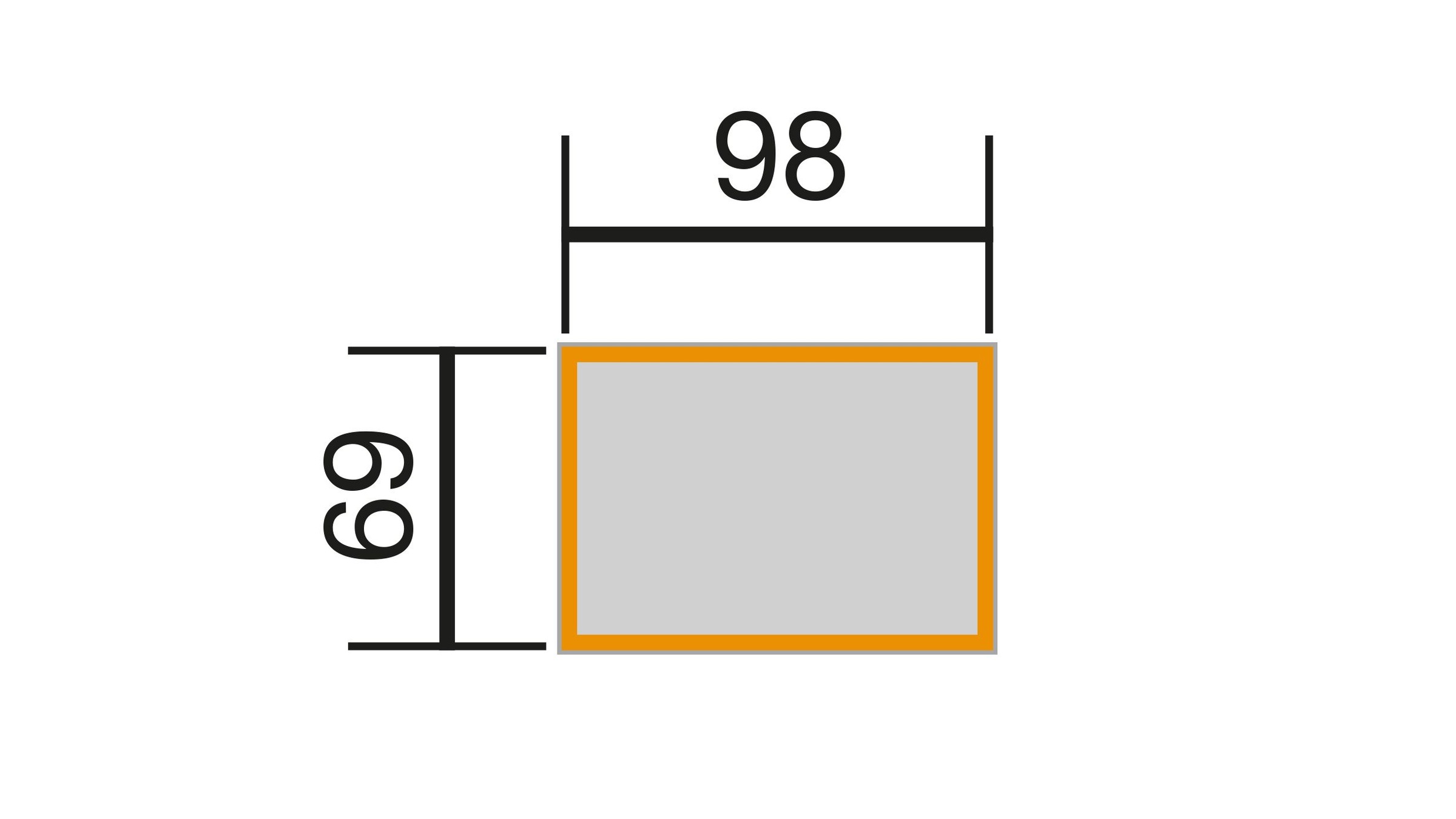 weka Hochbeet »Modular«, Element-Hochbeet,21 mm, natur, 98 x 69 cm